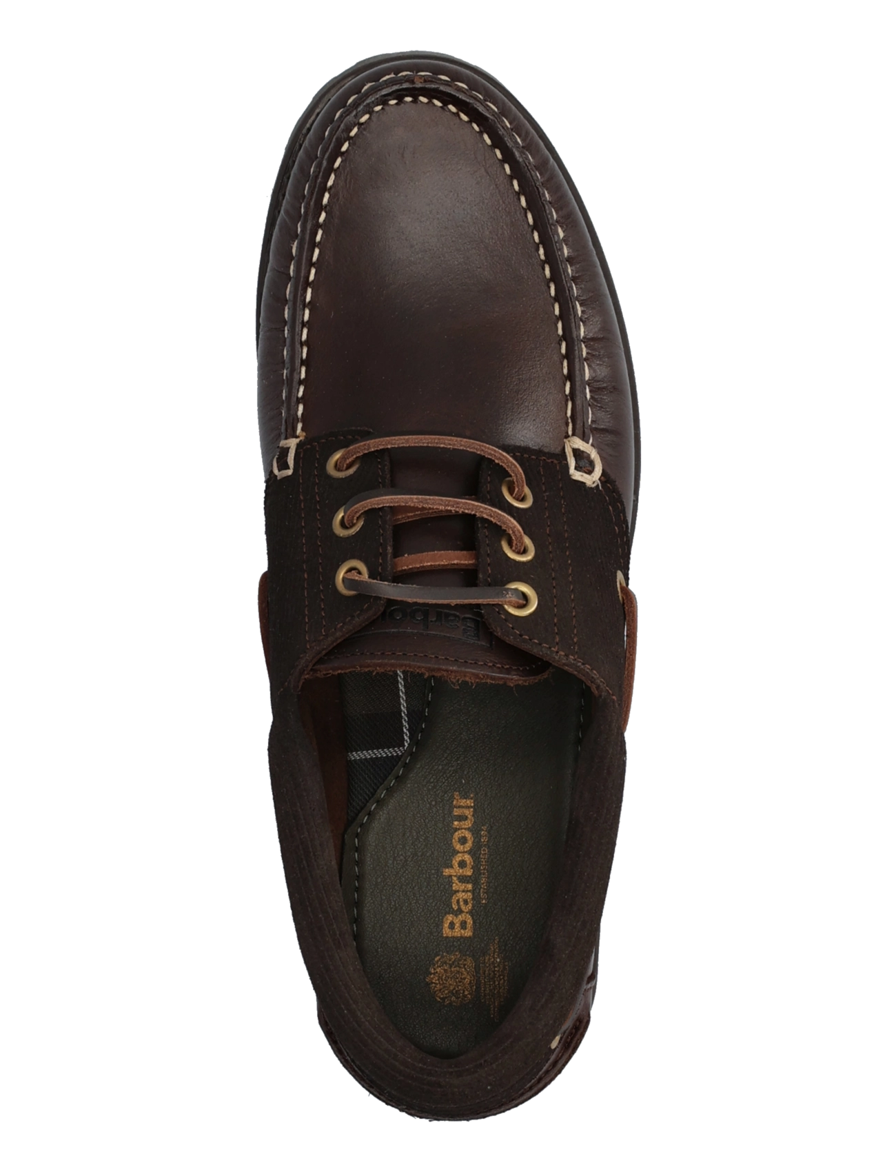 Barbour - Barbour Deck Boat Shoe - shoppa efter tillfälle - dk brown/cord - 3