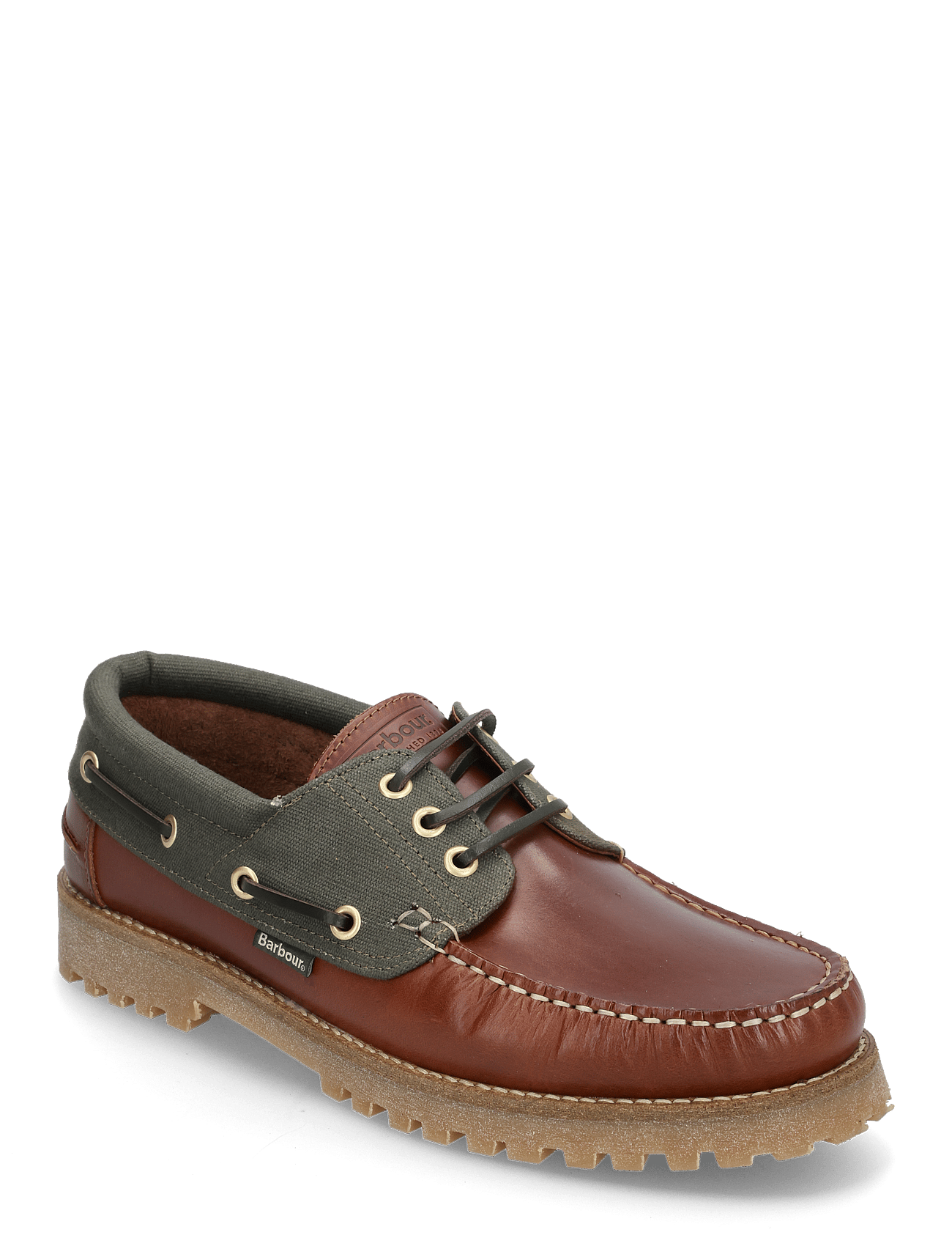 Barbour Deck Boat Shoe - MAHOGANY
