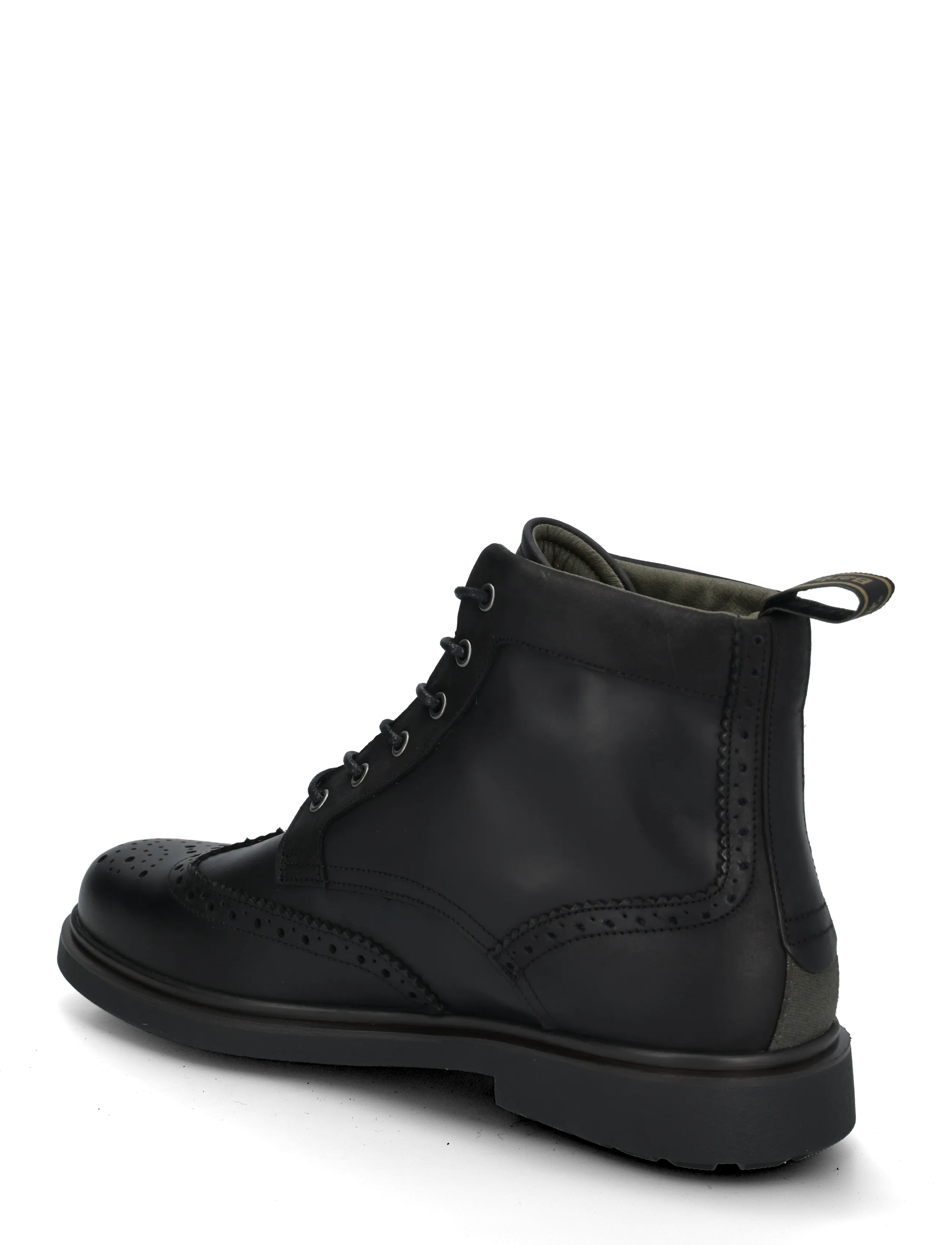 Barbour - Barbour Barmoor Brogue Boot - schnürstiefel - black - 1