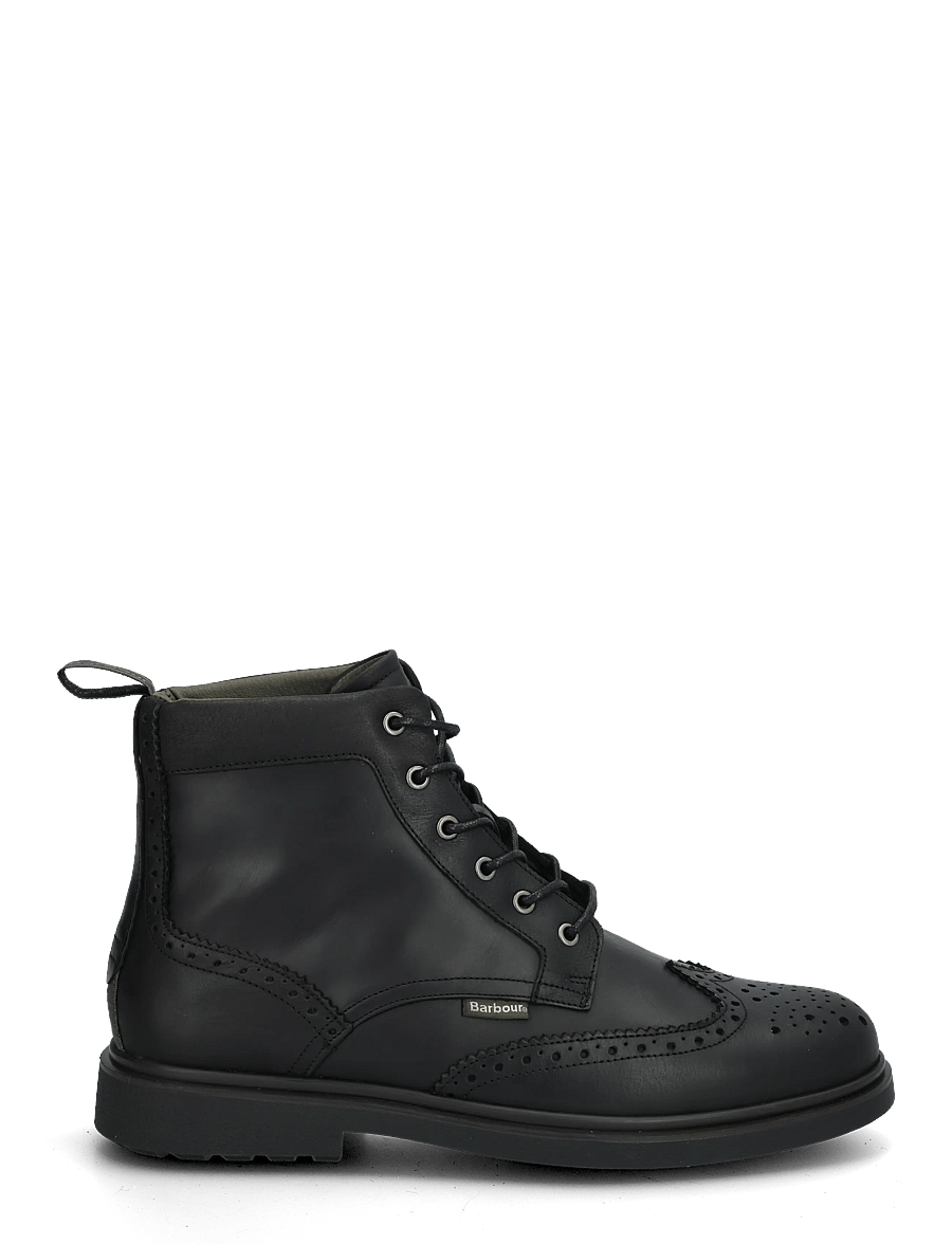Barbour - Barbour Barmoor Brogue Boot - schnürstiefel - black - 2