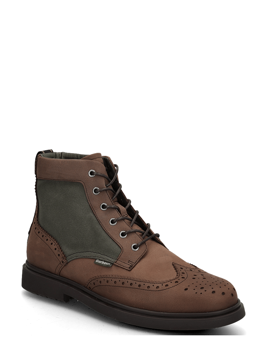 Barbour - Barbour Barmoor Brogue Boot - dk brown - 0