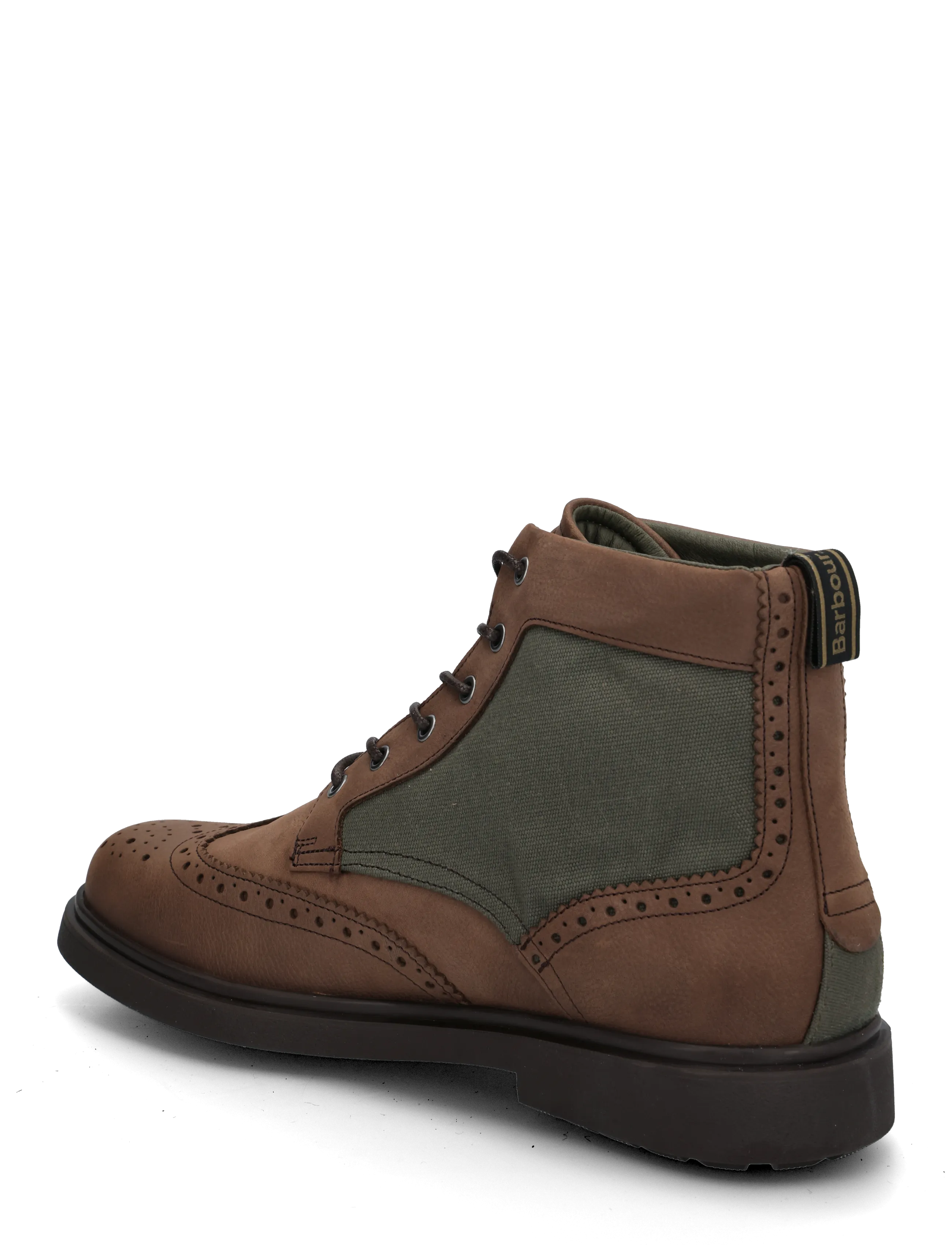 Barbour - Barbour Barmoor Brogue Boot - snørestøvler - dk brown - 1