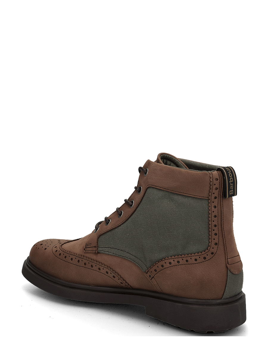 Barbour - Barbour Barmoor Brogue Boot - dk brown - 1