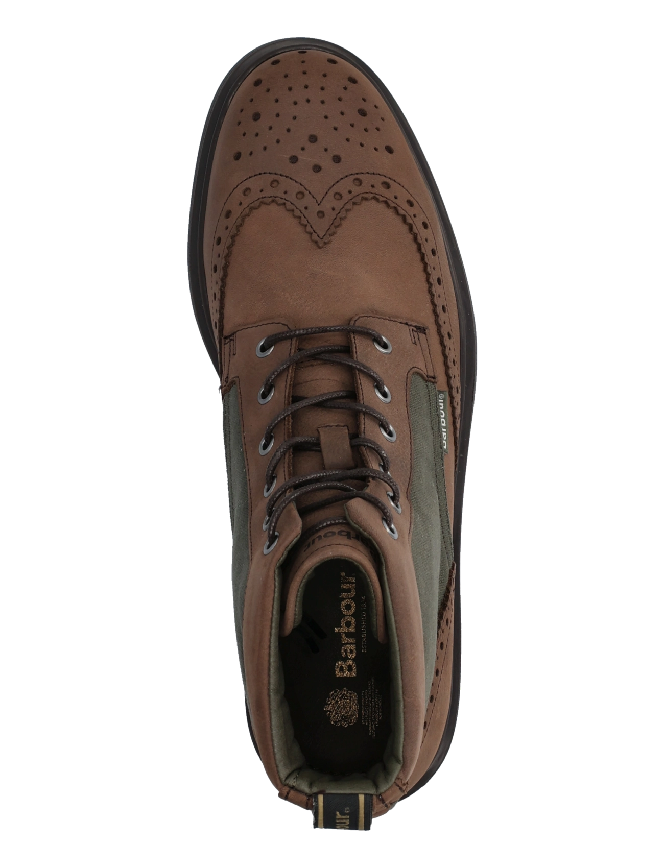 Barbour - Barbour Barmoor Brogue Boot - dk brown - 3