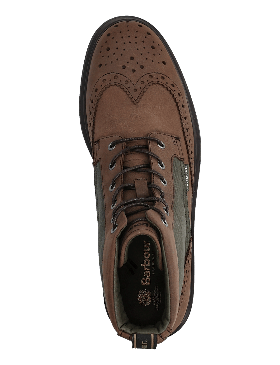Barbour - Barbour Barmoor Brogue Boot - dk brown - 3
