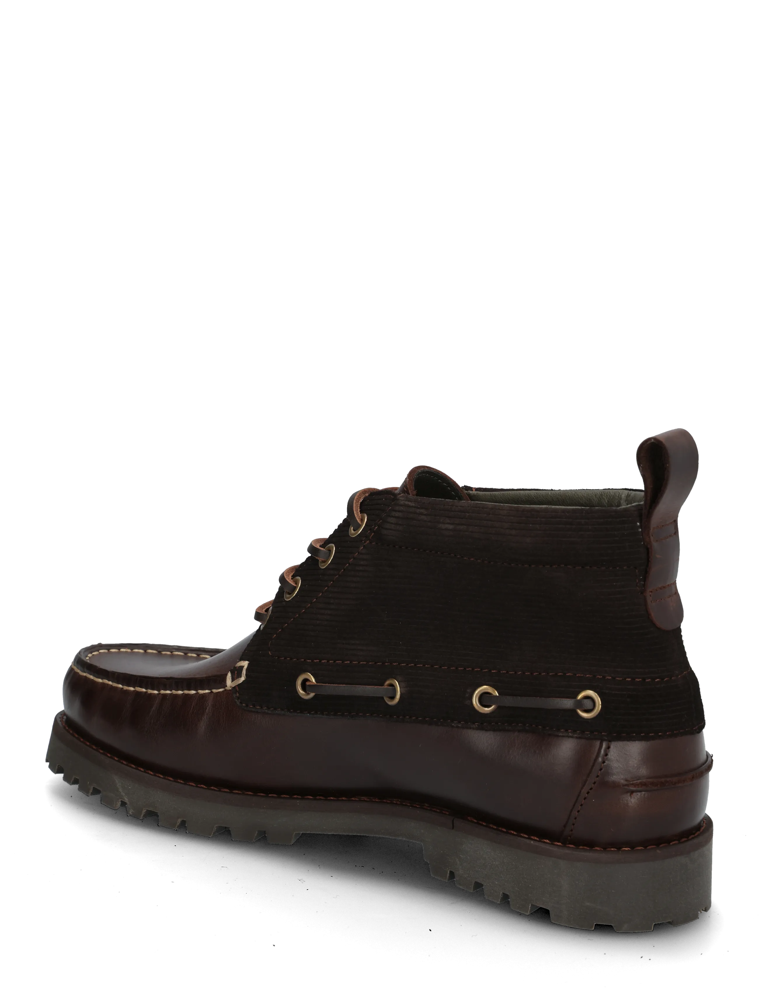 Barbour - Barbour Harle Mid Chukka Boot - chukka boots - dk brown/cord - 1