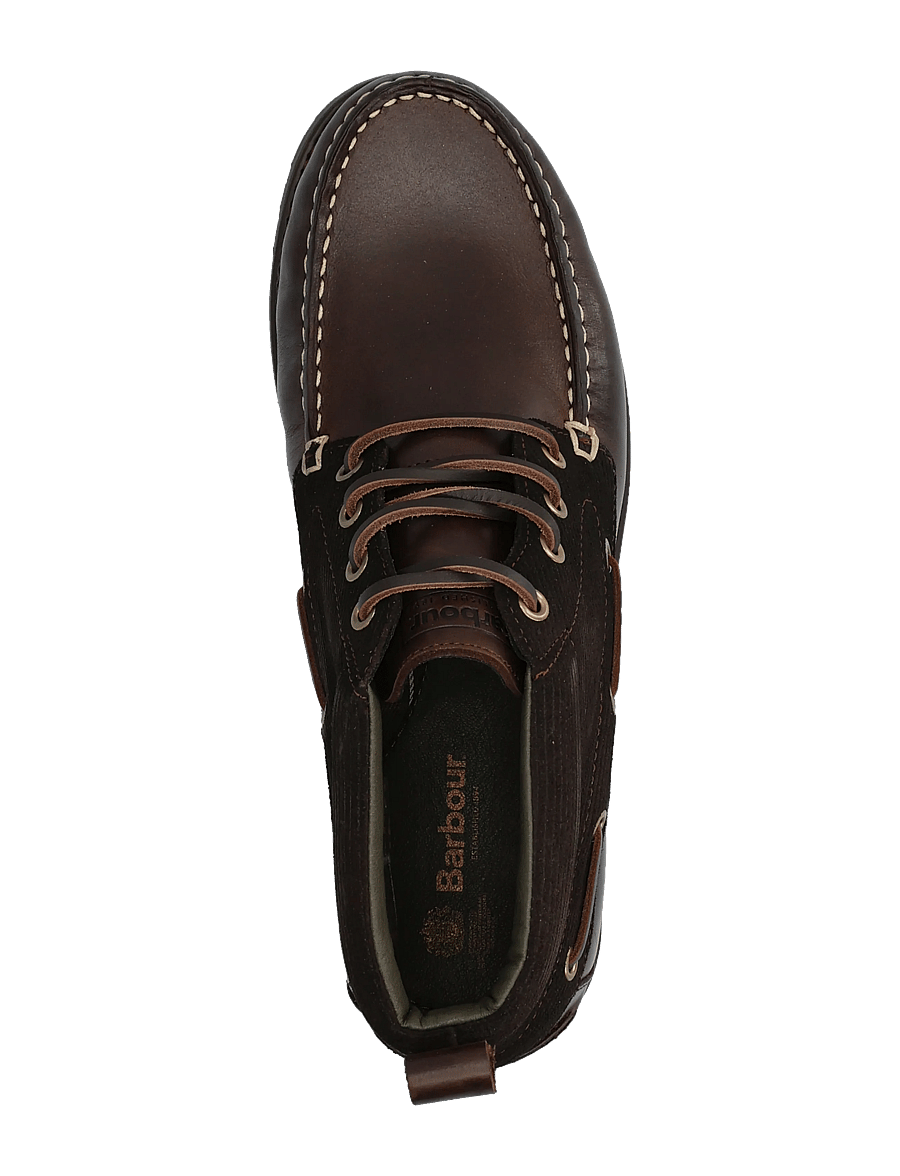 Barbour - Barbour Harle Mid Chukka Boot - chukka boots - dk brown/cord - 3