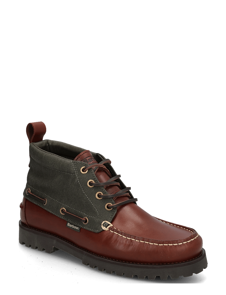 Barbour - Barbour Harle Mid Chukka Boot - chukka-saapad - mahogany/olive - 0