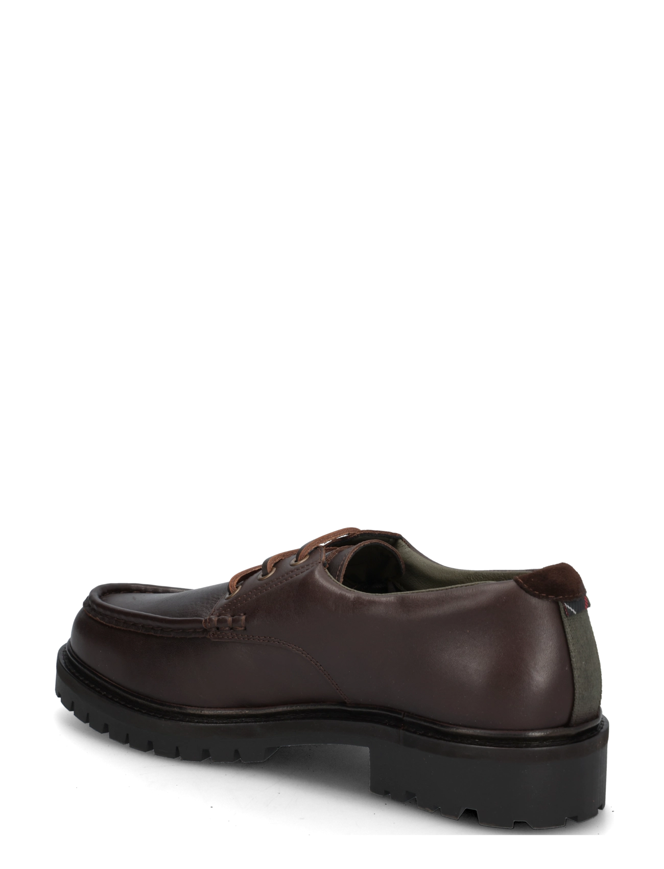 Barbour - Barbour Paxton Apron Derby Shoe - moc-toe kingad - dk brown - 1
