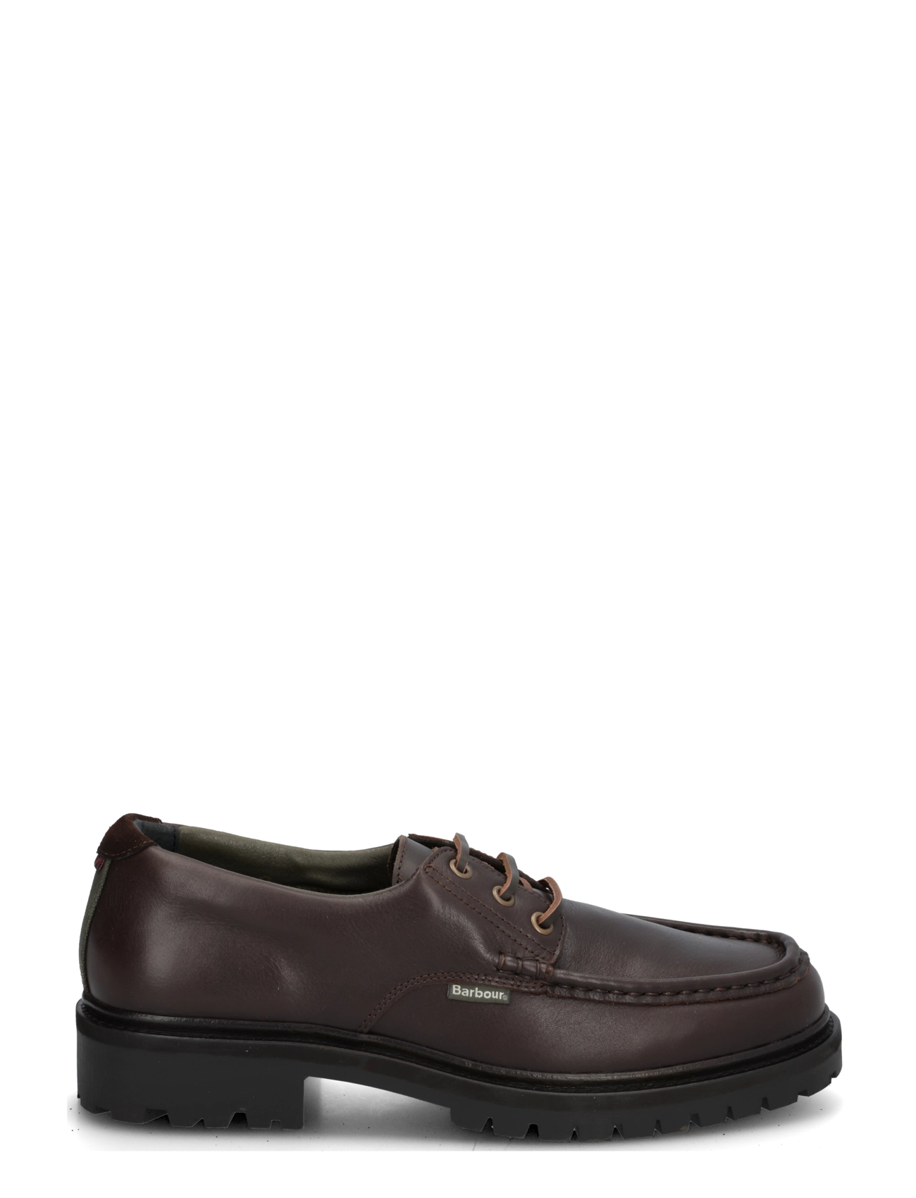Barbour - Barbour Paxton Apron Derby Shoe - moc-toe kingad - dk brown - 2