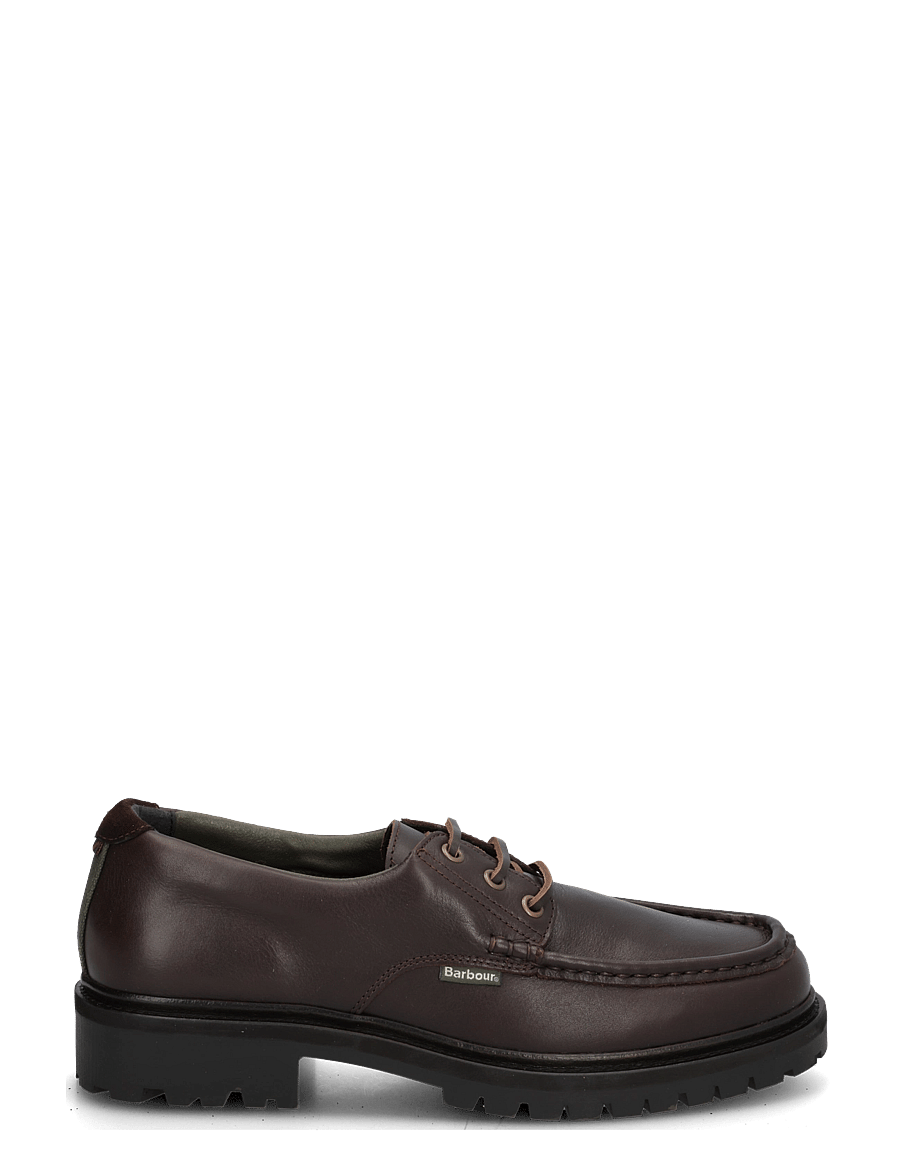 Barbour - Barbour Paxton Apron Derby Shoe - moc-toe kingad - dk brown - 2