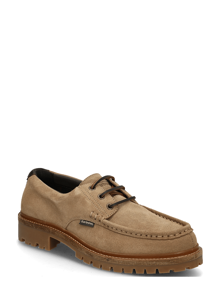 Barbour - Barbour Paxton Apron Derby Shoe - moc toe skor - taupe suede - 0