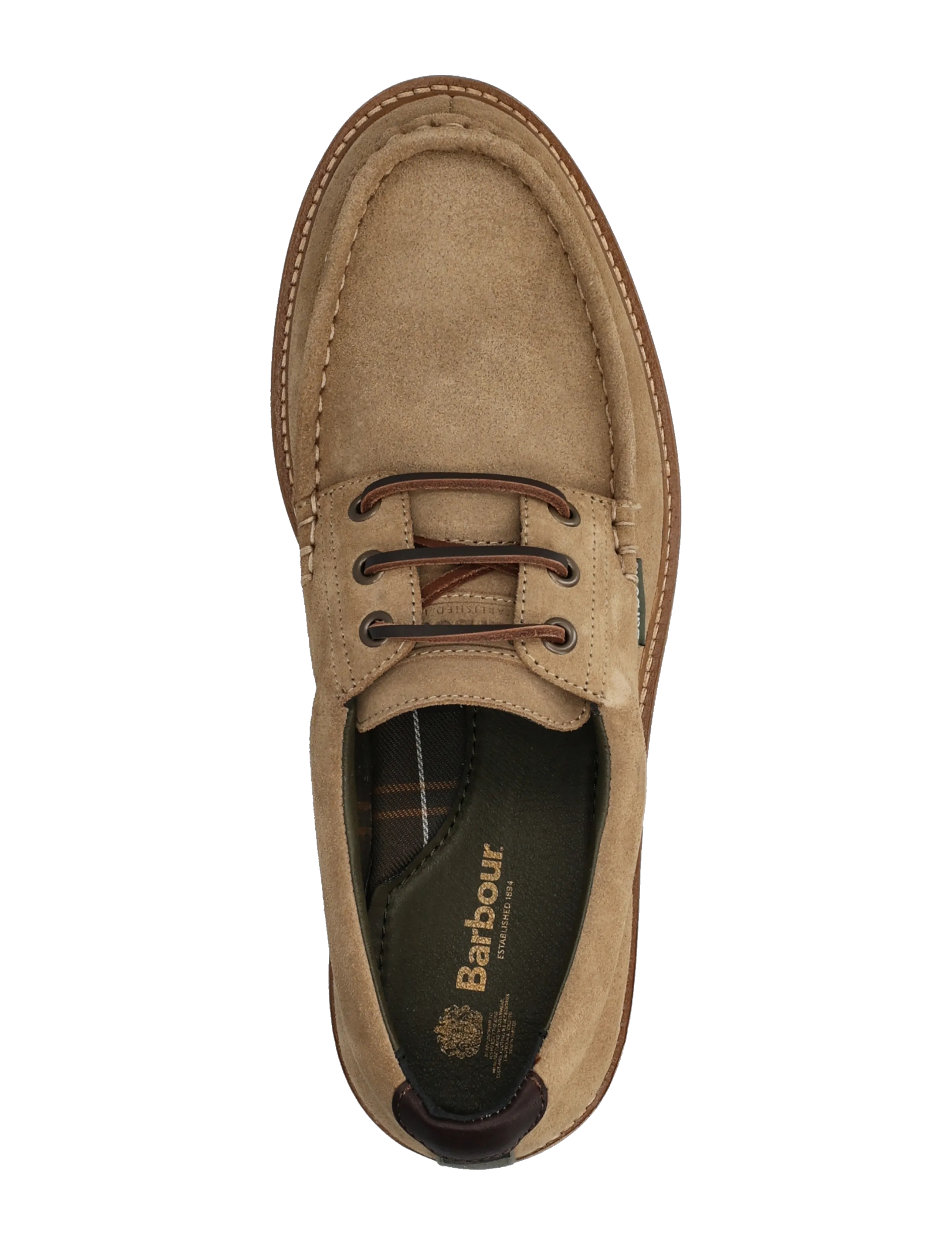 Barbour - Barbour Paxton Apron Derby Shoe - shoppa efter tillfälle - taupe suede - 3