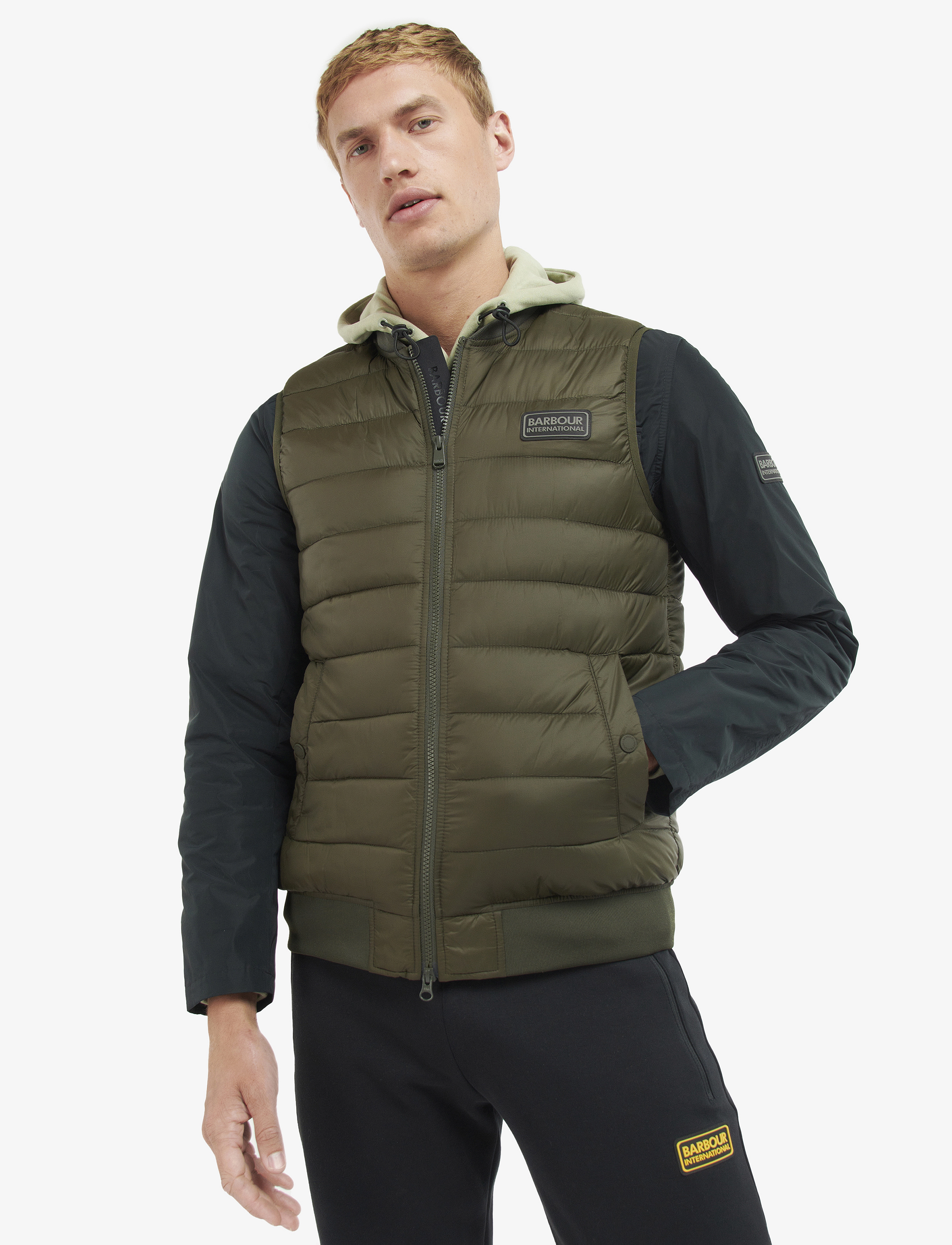 Barbour - B.Intl Elgin Gilet - olive - 2