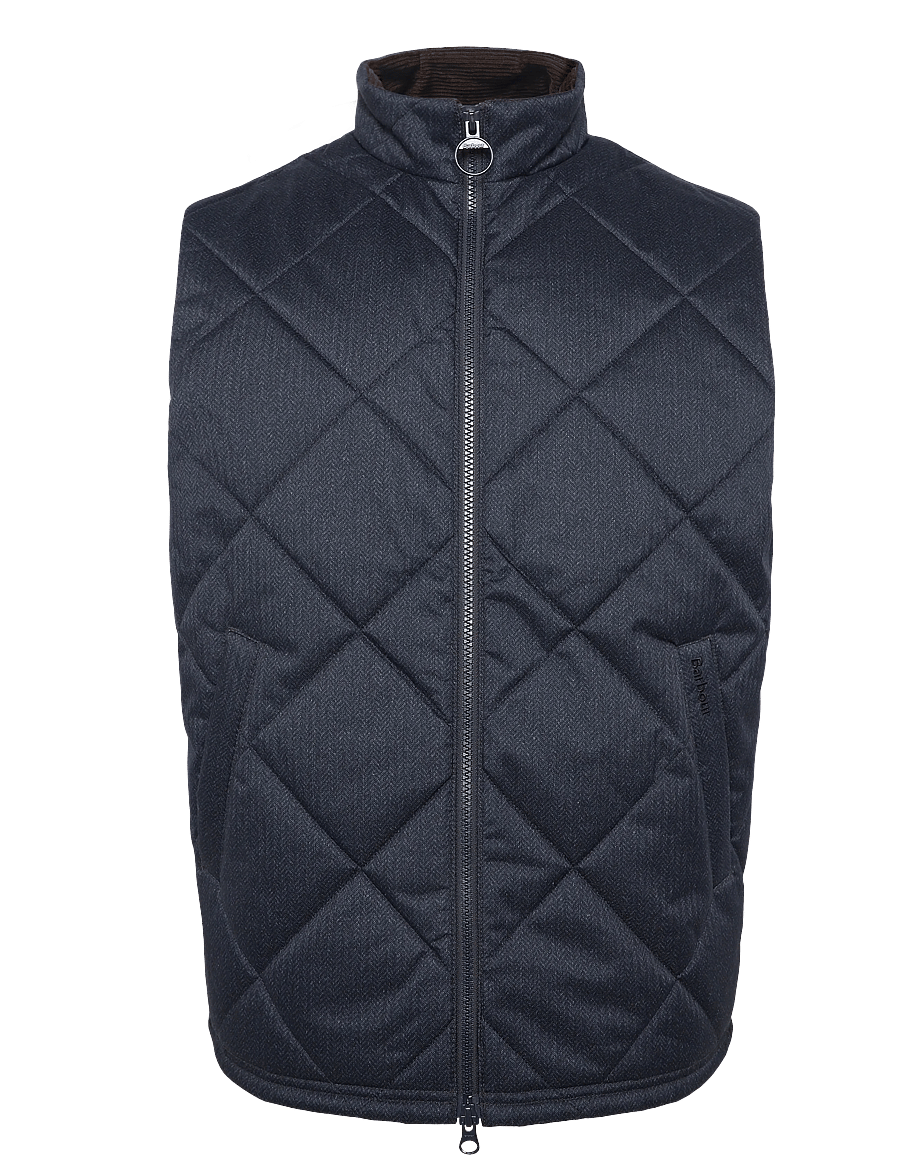 Barbour - Barbour Winter Finn Gilet - vestid - dark navy - 1