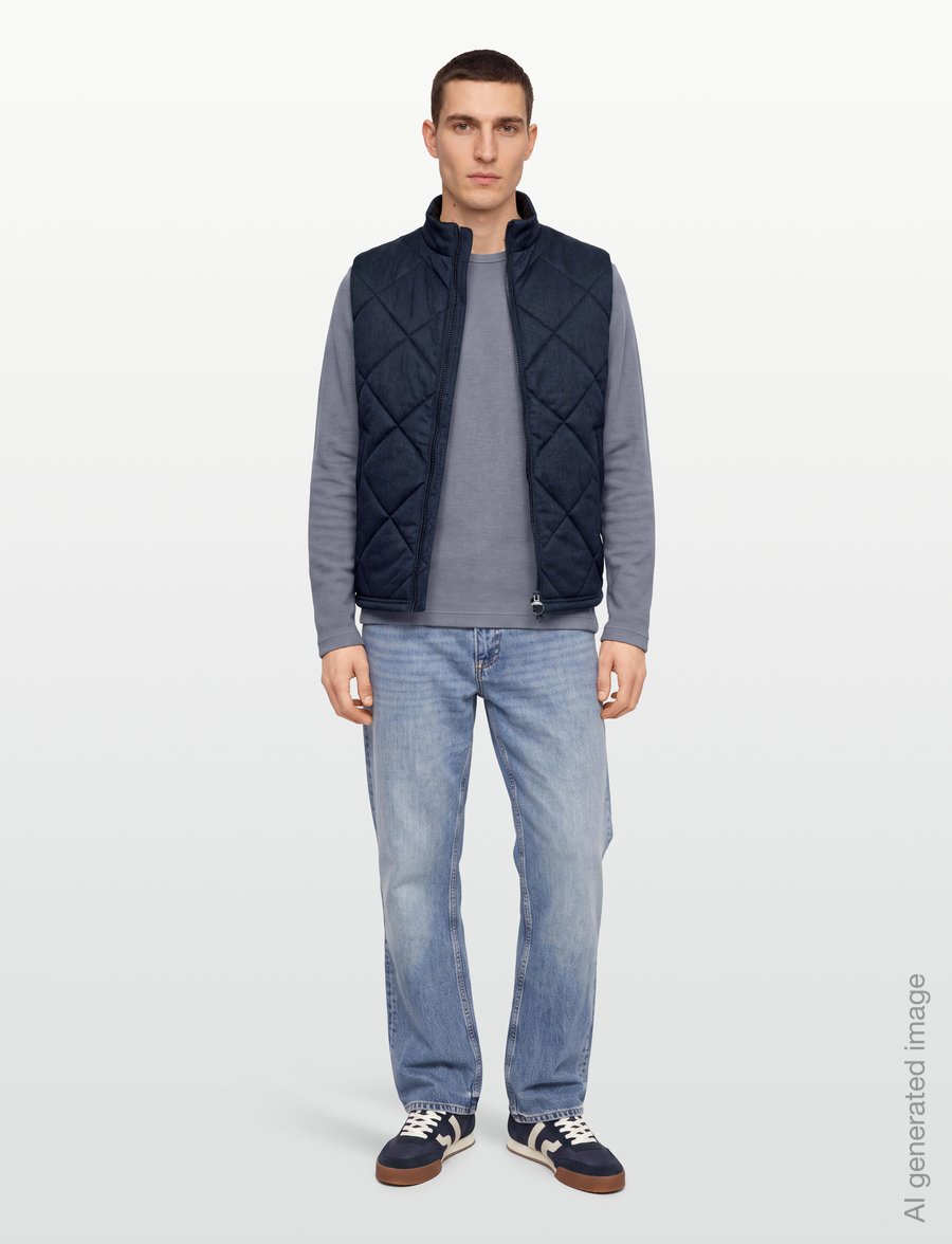 Barbour - Barbour Winter Finn Gilet - vestid - dark navy - 0