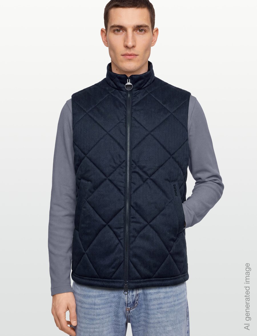 Barbour - Barbour Winter Finn Gilet - vestid - dark navy - 3