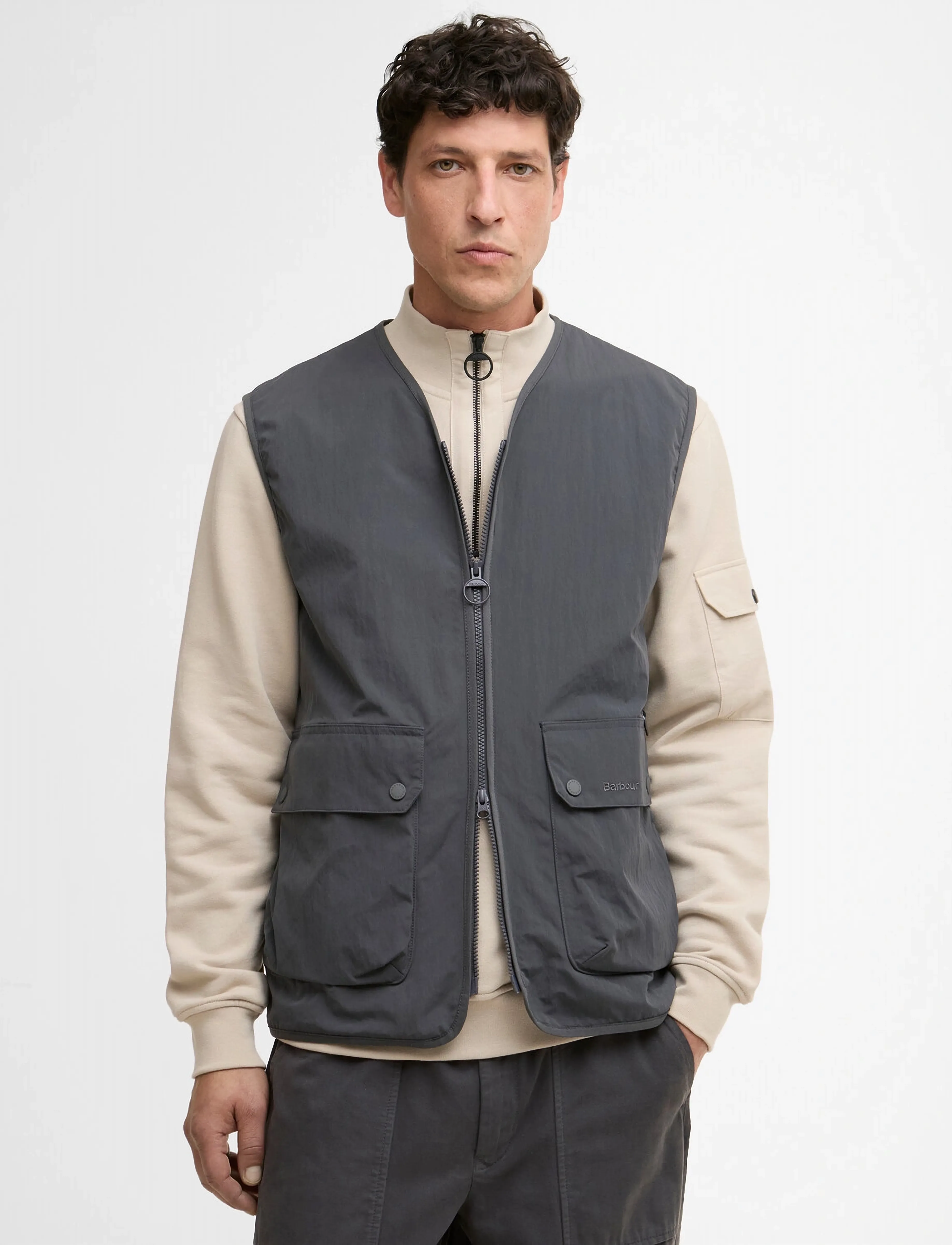 Barbour Barbour Flyweight Gile - Kläder - ASPHALT / grey