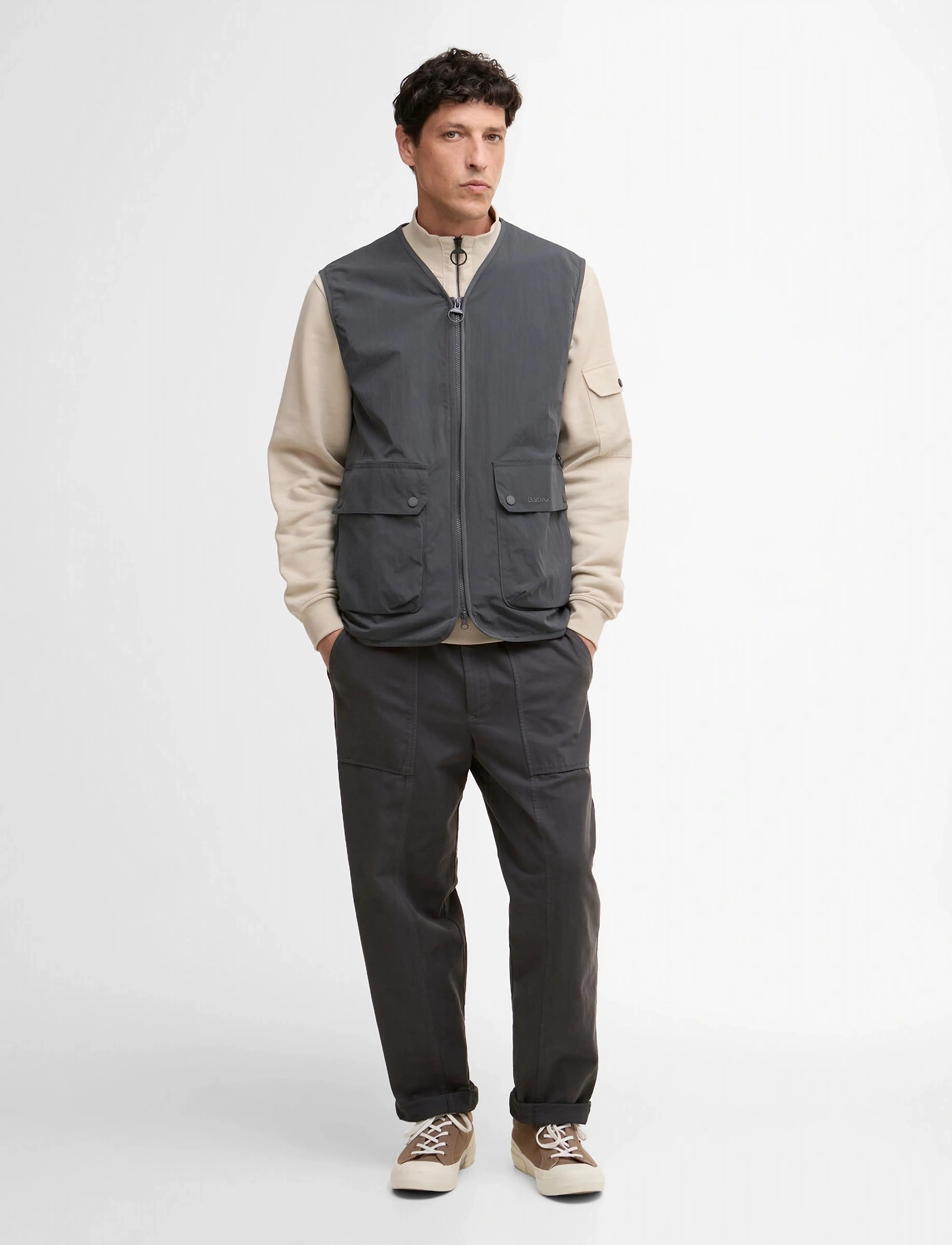 Barbour - Barbour Flyweight Gile - vests - asphalt - 2