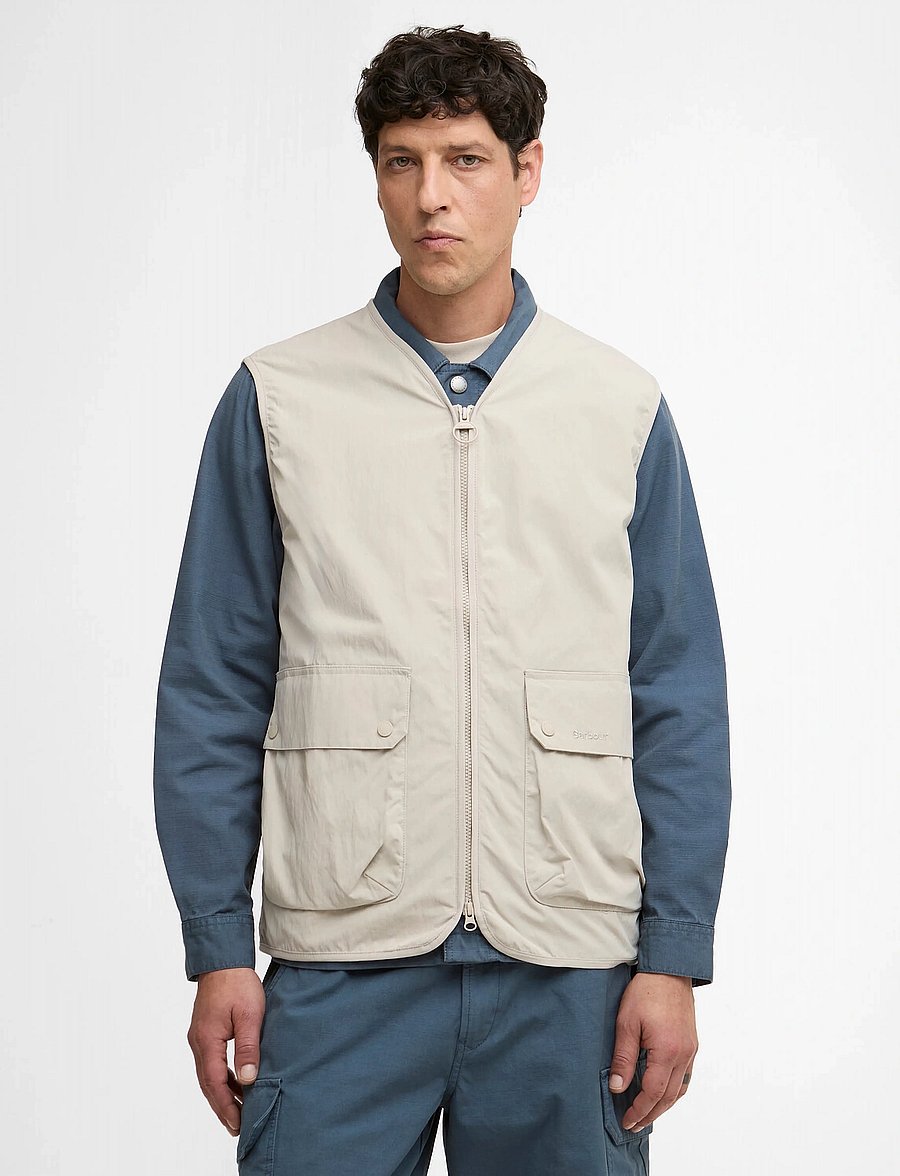 Barbour - Barbour Flyweight Gile - västar - mist - 0