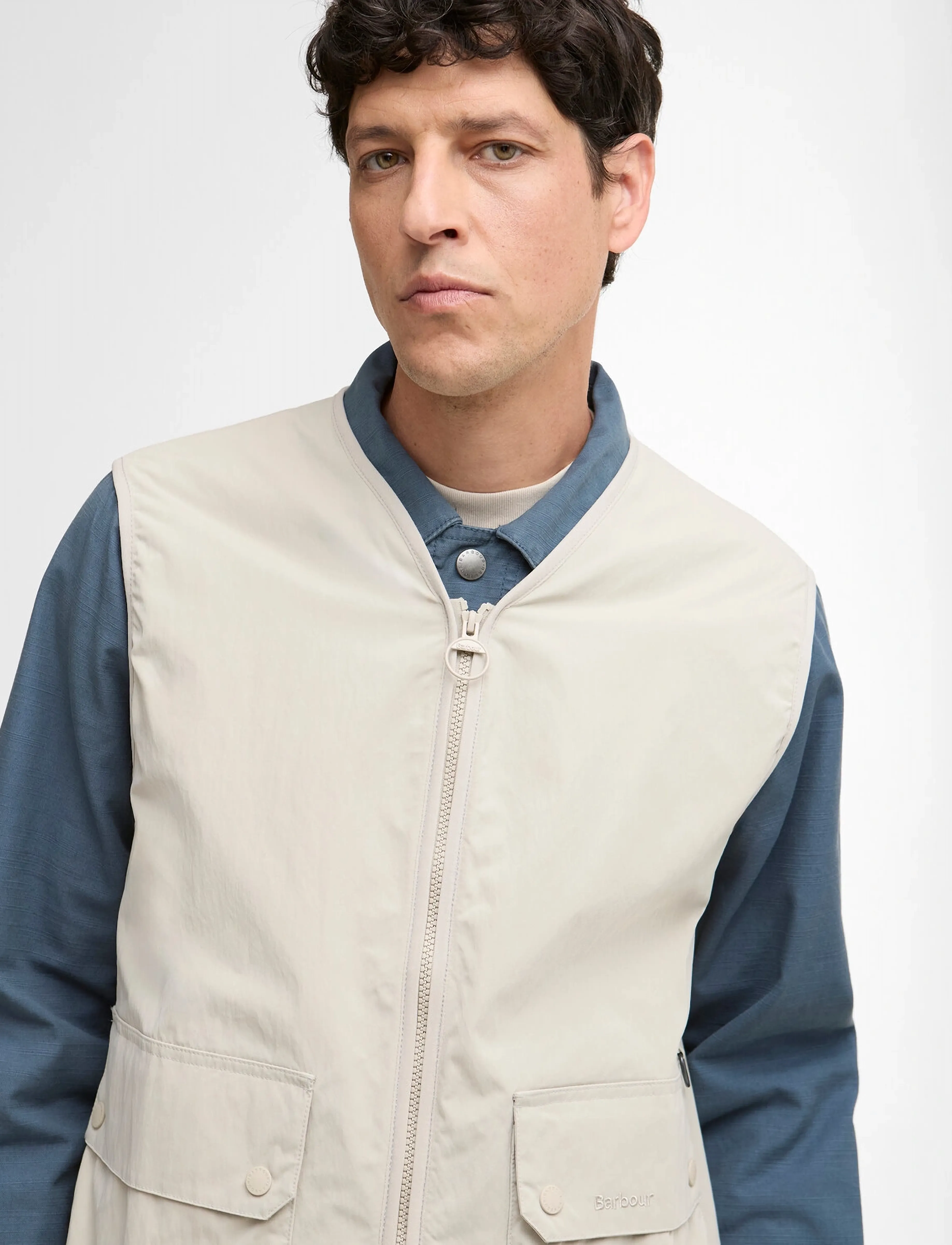 Barbour - Barbour Flyweight Gile - västar - mist - 3