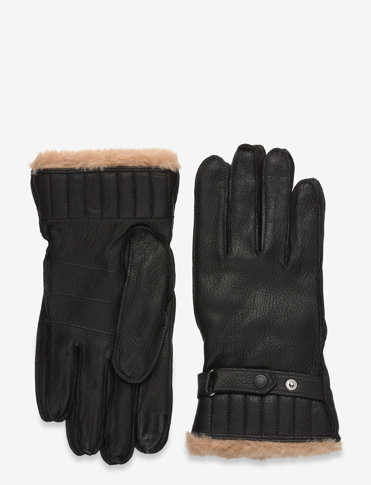 Barbour - Barbour Leather Utility Gloves - nach anlass kaufen - black - 0