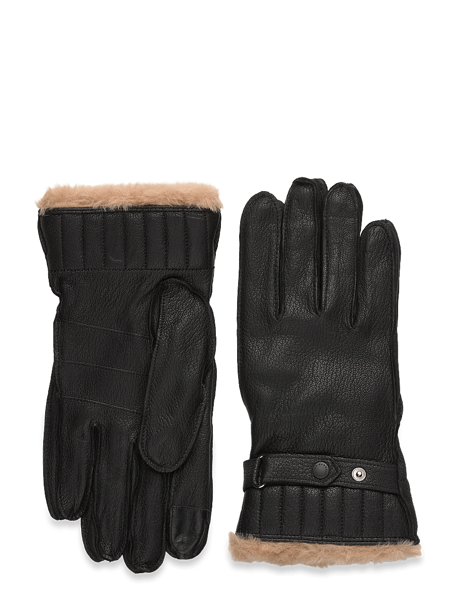 Barbour - Barbour Leather Utility Gloves - nach anlass kaufen - black - 0