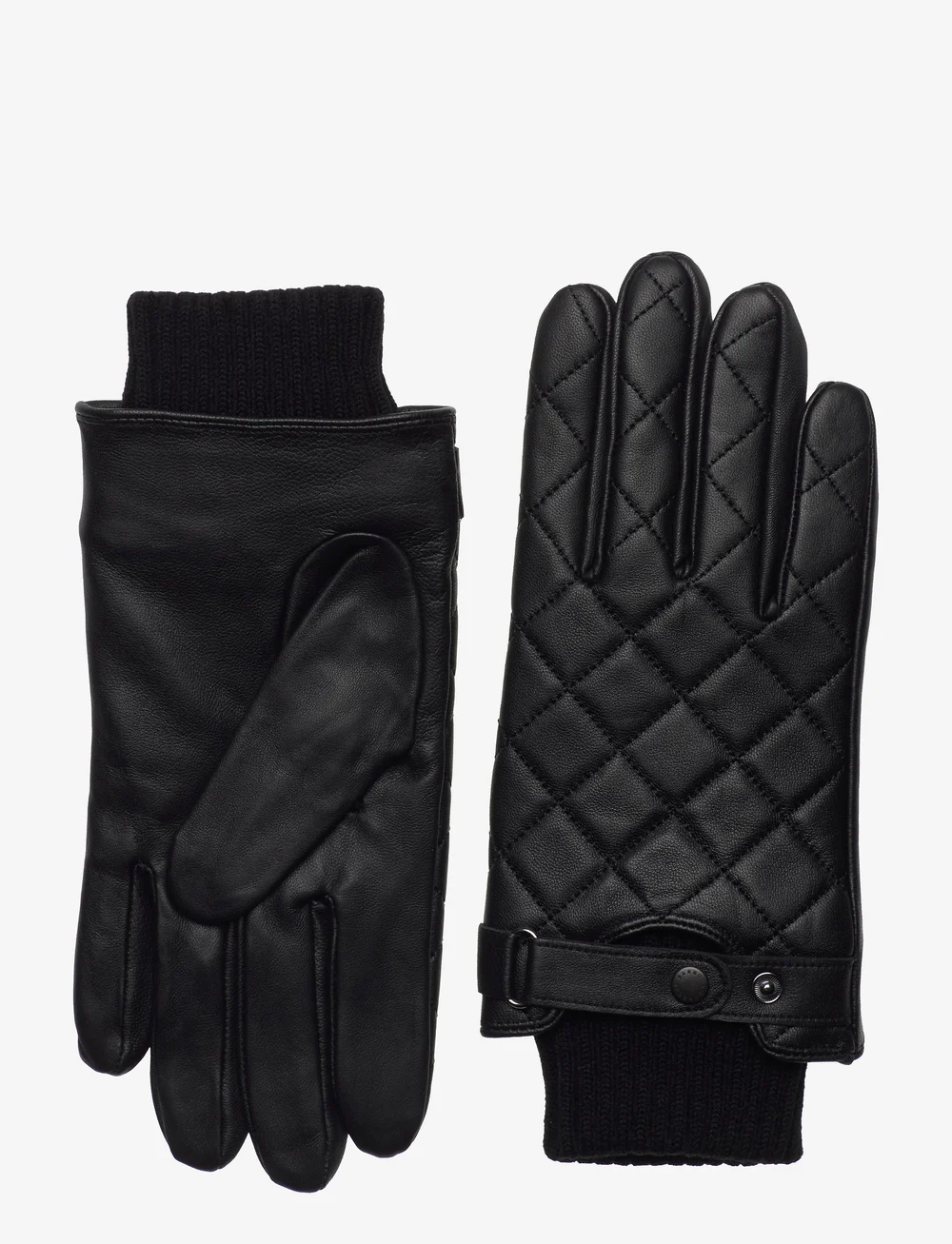 Barbour - Barbour Quilted Leather Glove - nach anlass kaufen - black - 0