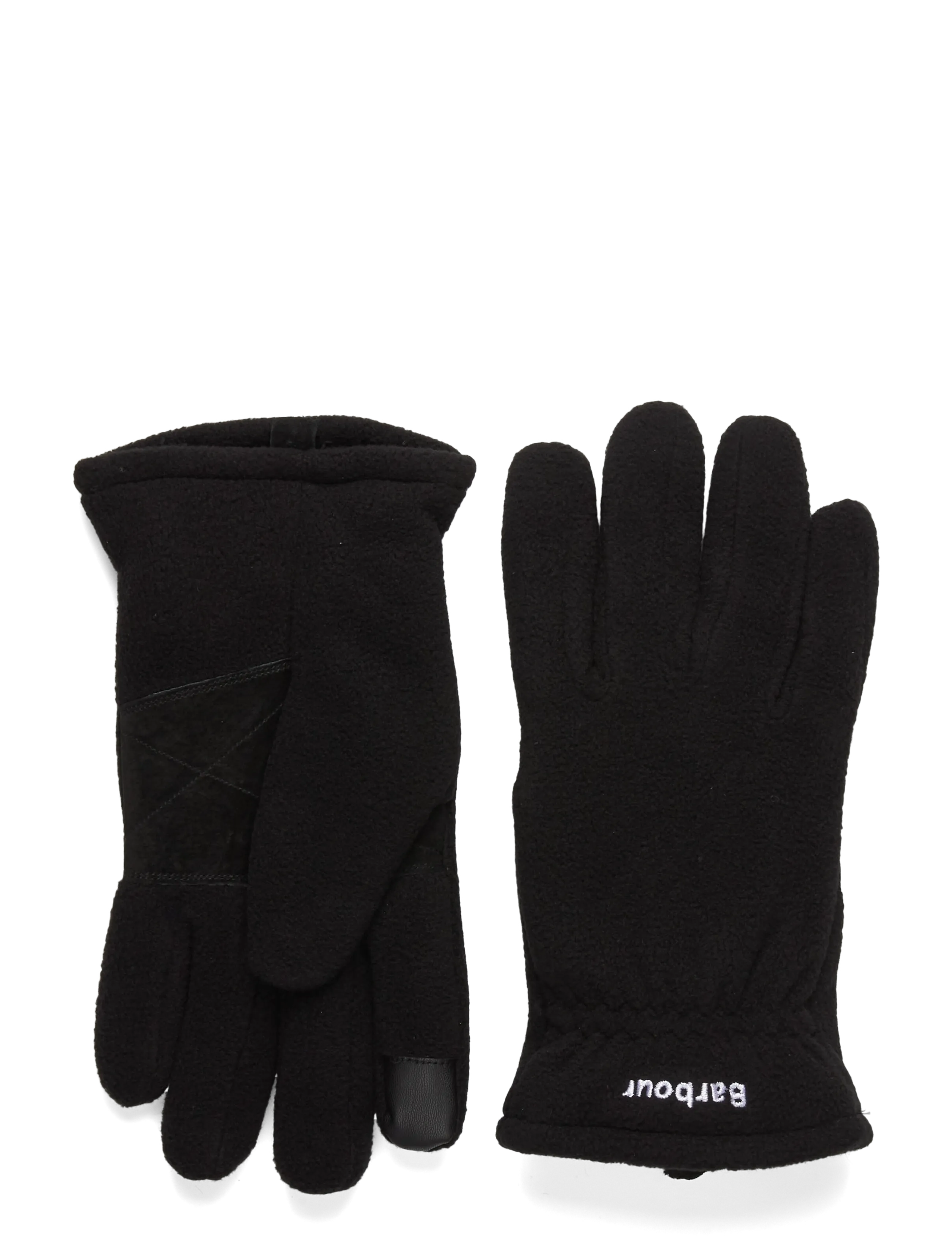 Barbour Barbour Coalford Fleece Glove, M, Black, Handsker > Fingerhandsker, Herre