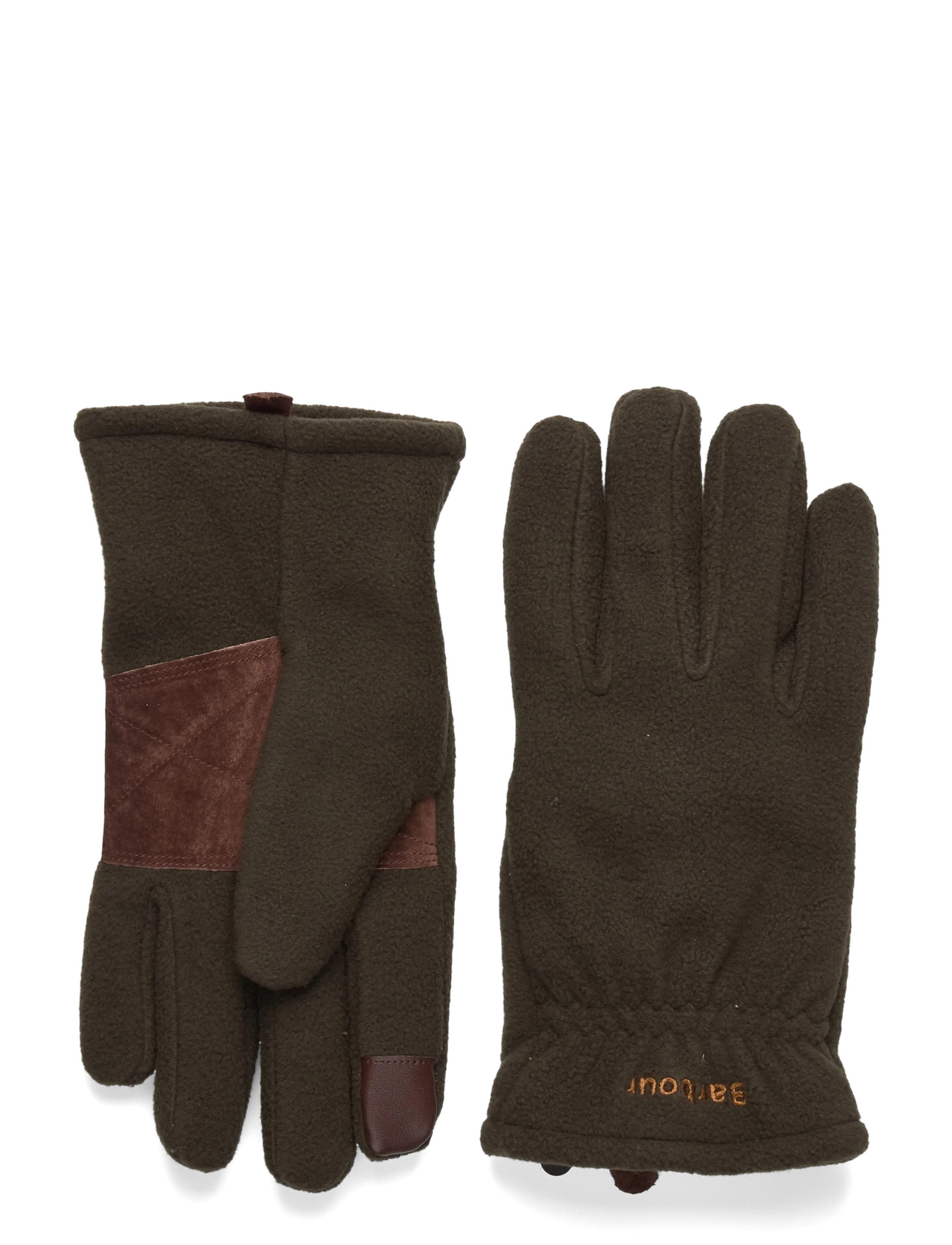 Barbour Barbour Coalford Fleece Glove, M, Khaki green, Handsker > Fingerhandsker, Herre