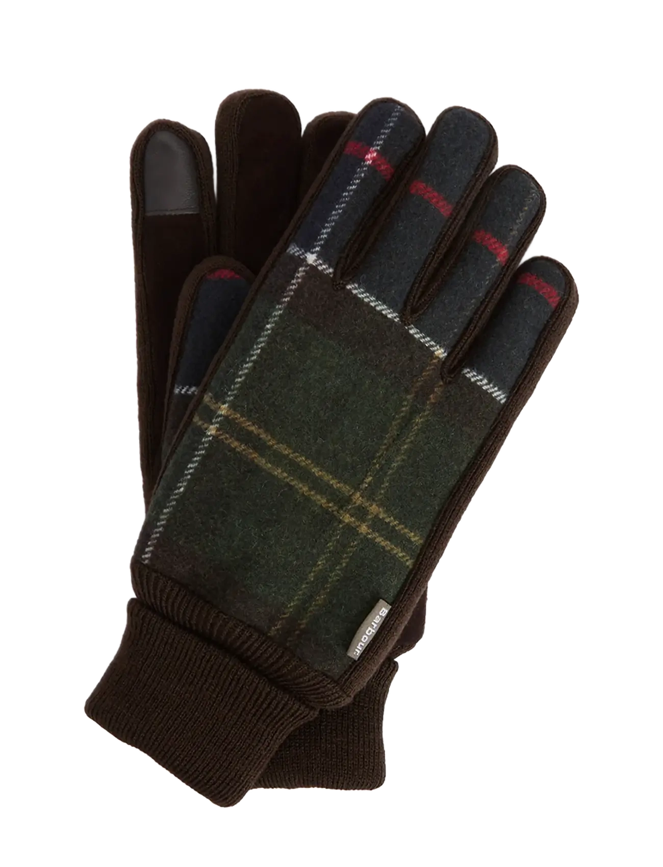 Barbour Barbour Hackney Tartan Gloves - Barbour - CLASSIC TARTAN / khaki/green