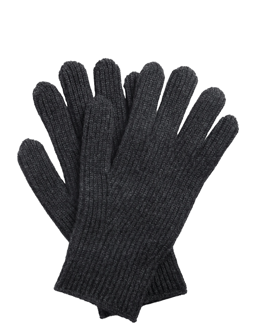 Barbour - Barbour Danforth Knitted Gloves - charcoal - 0