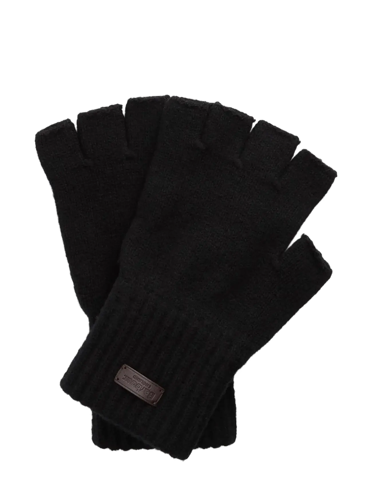 Barbour Barbour Heath Fingerless Wool Gloves - Barbour - BLACK / black