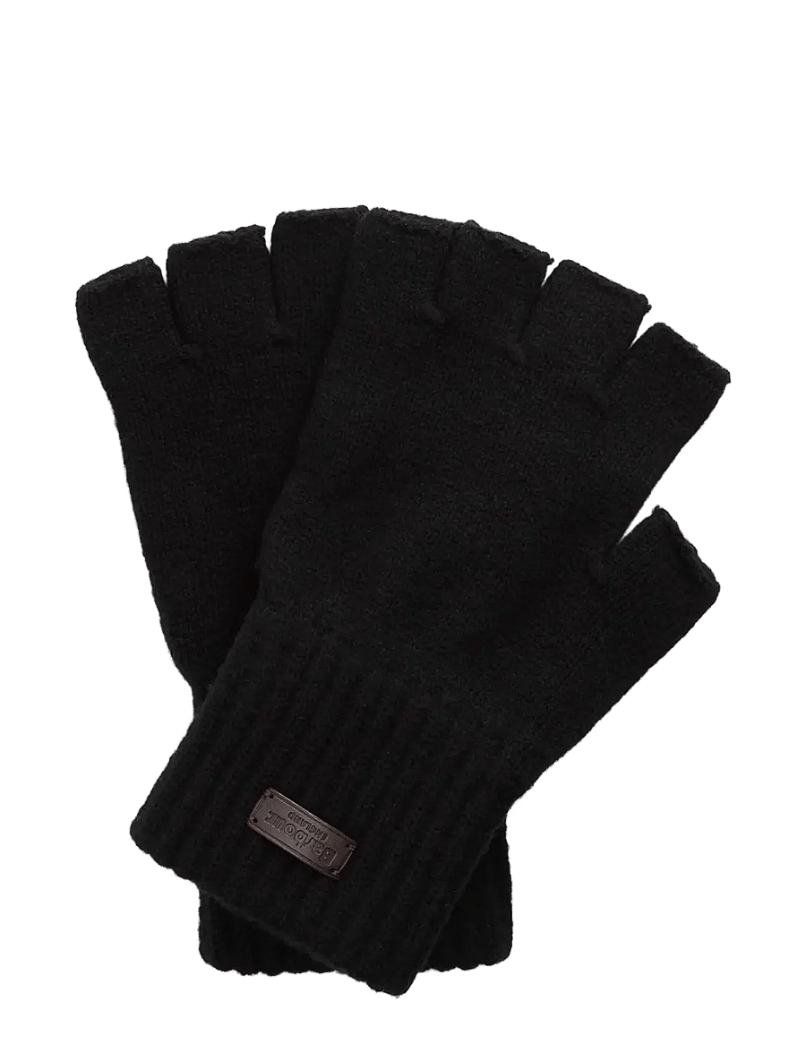 Barbour - Barbour Heath Fingerless Wool Gloves - black - 0