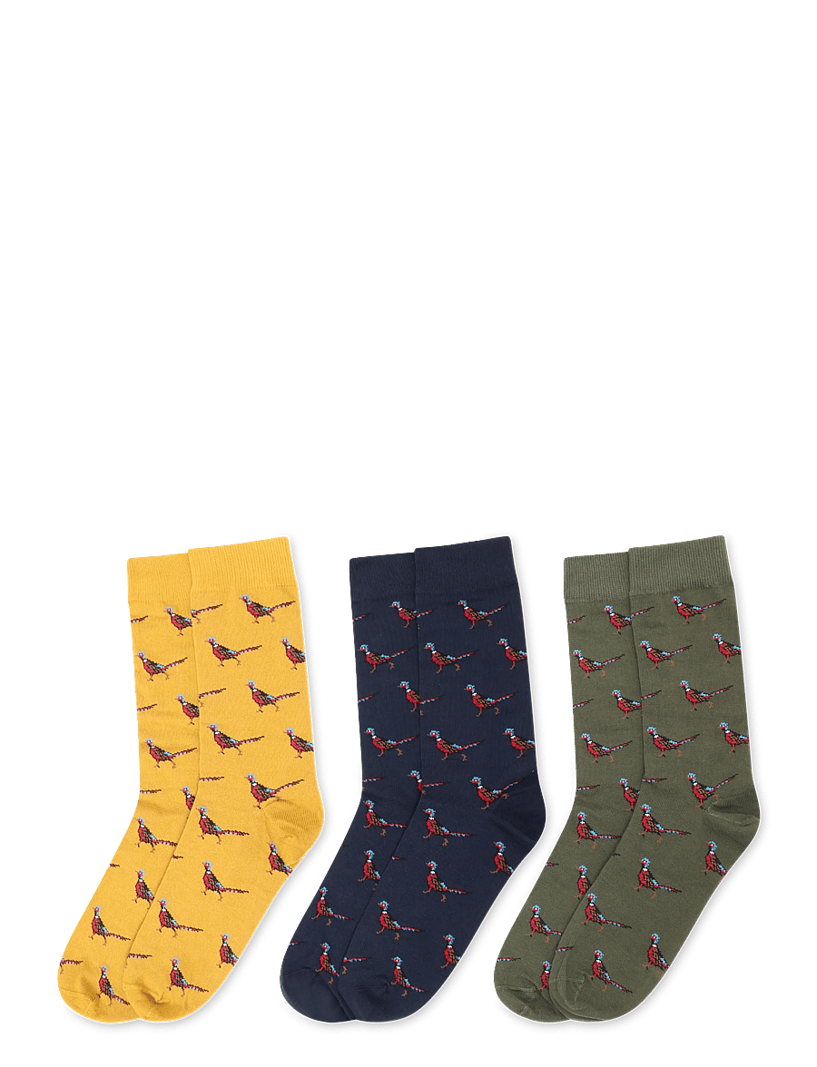 Barbour - Barbour Pheasant Socks Gift Box - tennissocken - forest mist - 1
