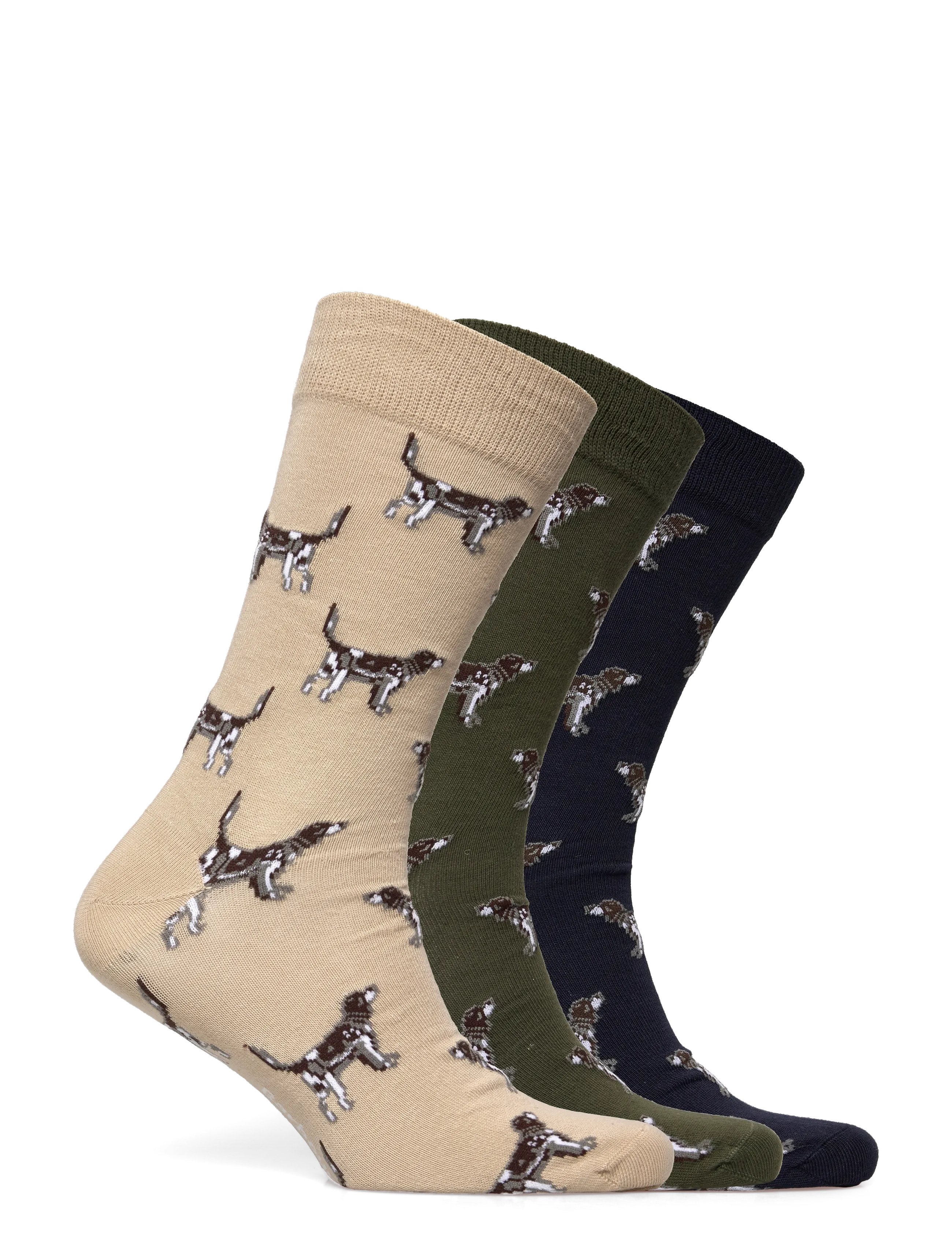Barbour - Barbour Pointer Dog Socks Gift Box - tennissocken - tartan - 1