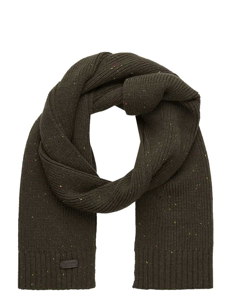 Barbour - Barbour Car f Beanie/scarf Gift Set - halsdukar - olive - 2