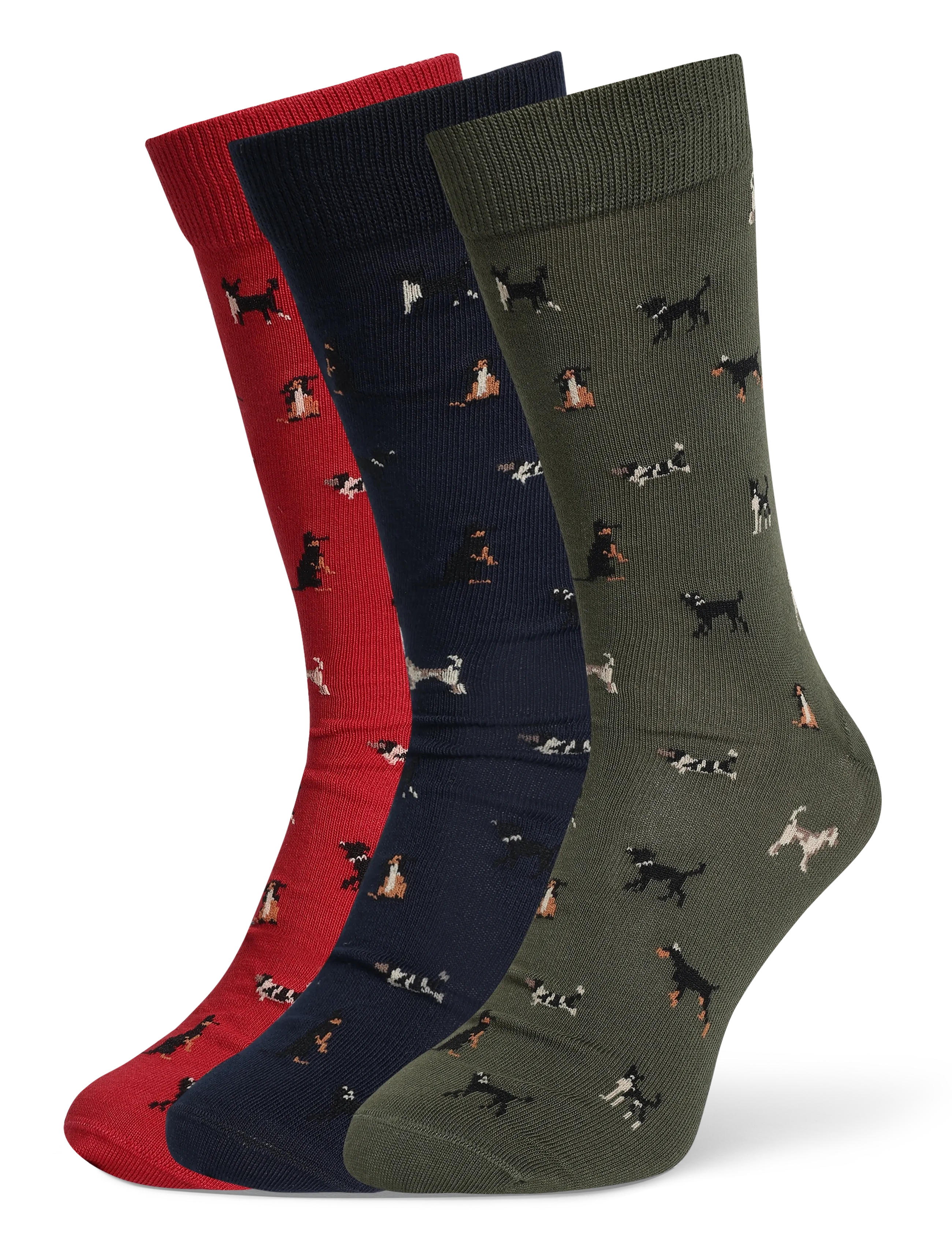 Barbour Barbour Dog Sock Gift Set - Shop efter anledning - NAVY/RED/GREEN / navy