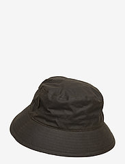Barbour - Wax Sports Hat - kibirėlio formos kepurės - dk olive - 1