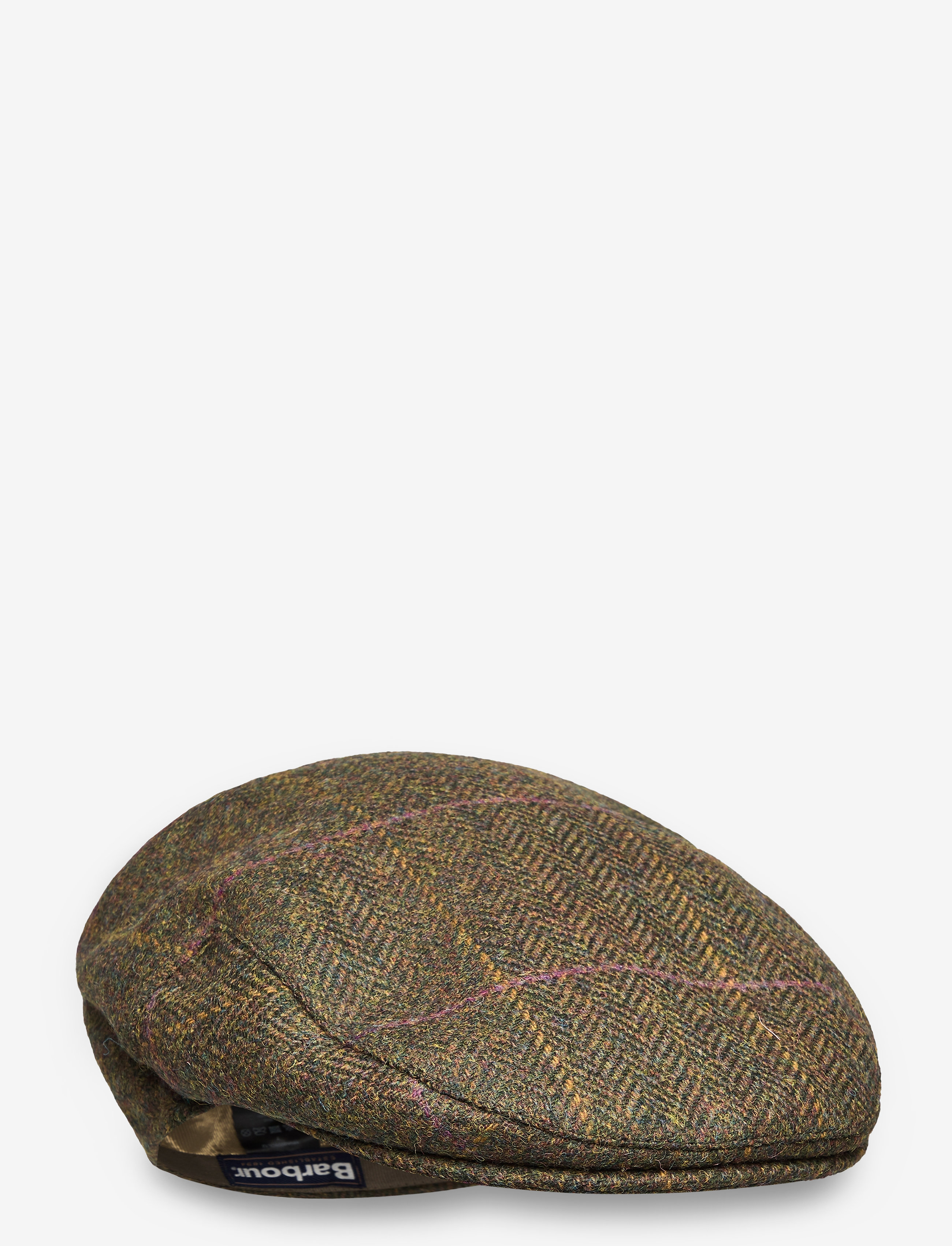 Barbour Barbour Crief Flat Cap - Flat caps - OLIVE/PURPLE/YE / green
