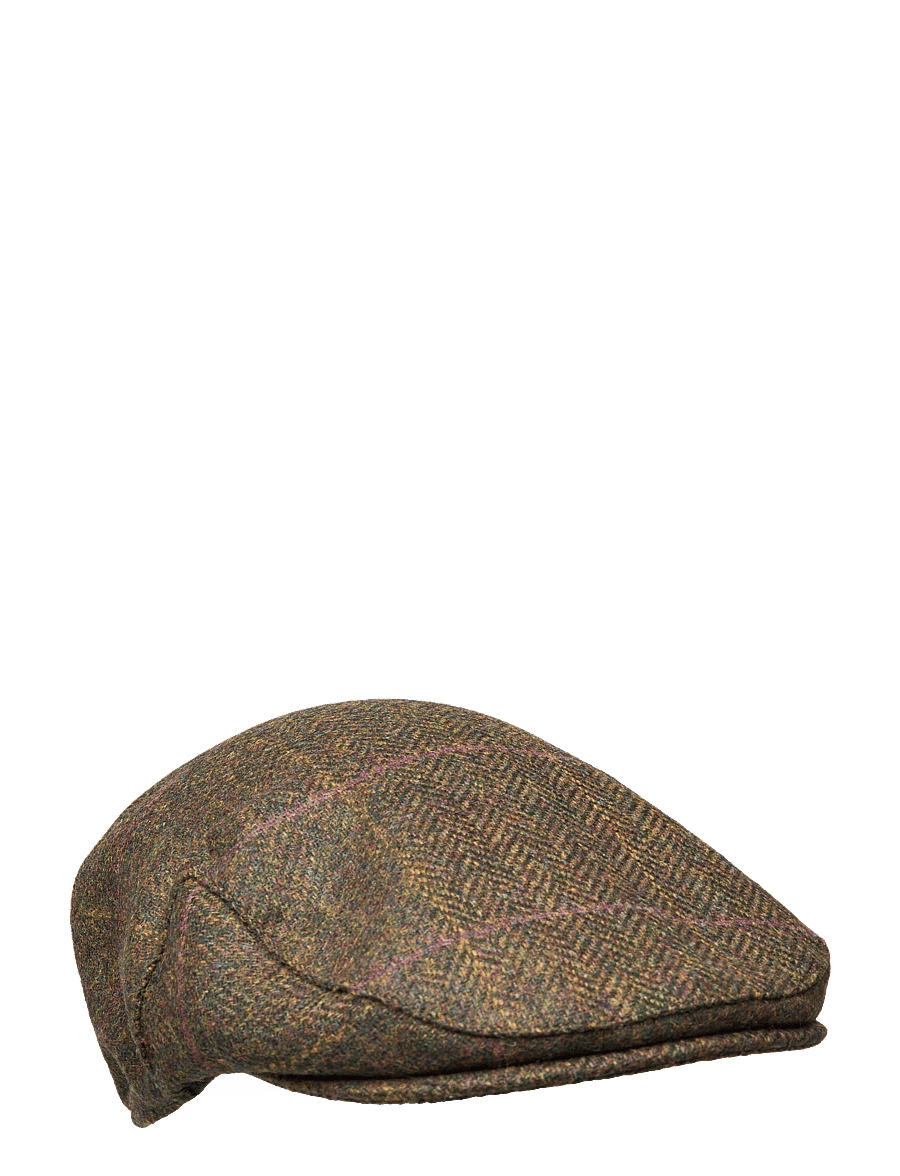 Barbour - Barbour Crieff Flat Cap - gubbkepsar - olive/purple/yellow - 0