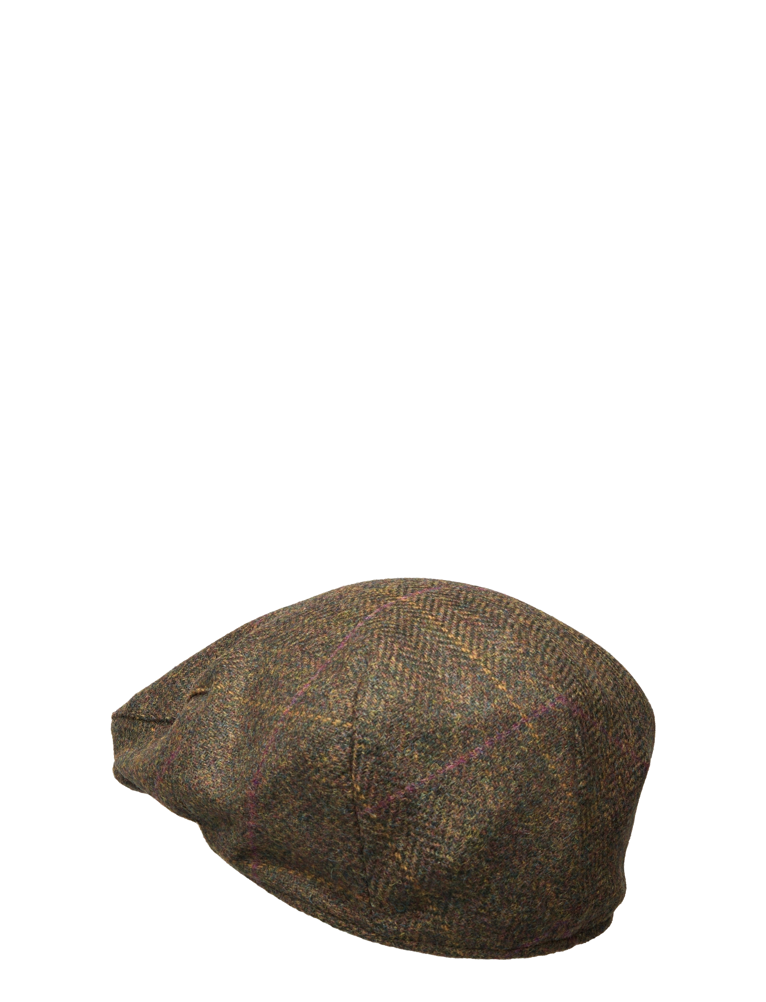 Barbour - Barbour Crieff Flat Cap - gubbkepsar - olive/purple/yellow - 1