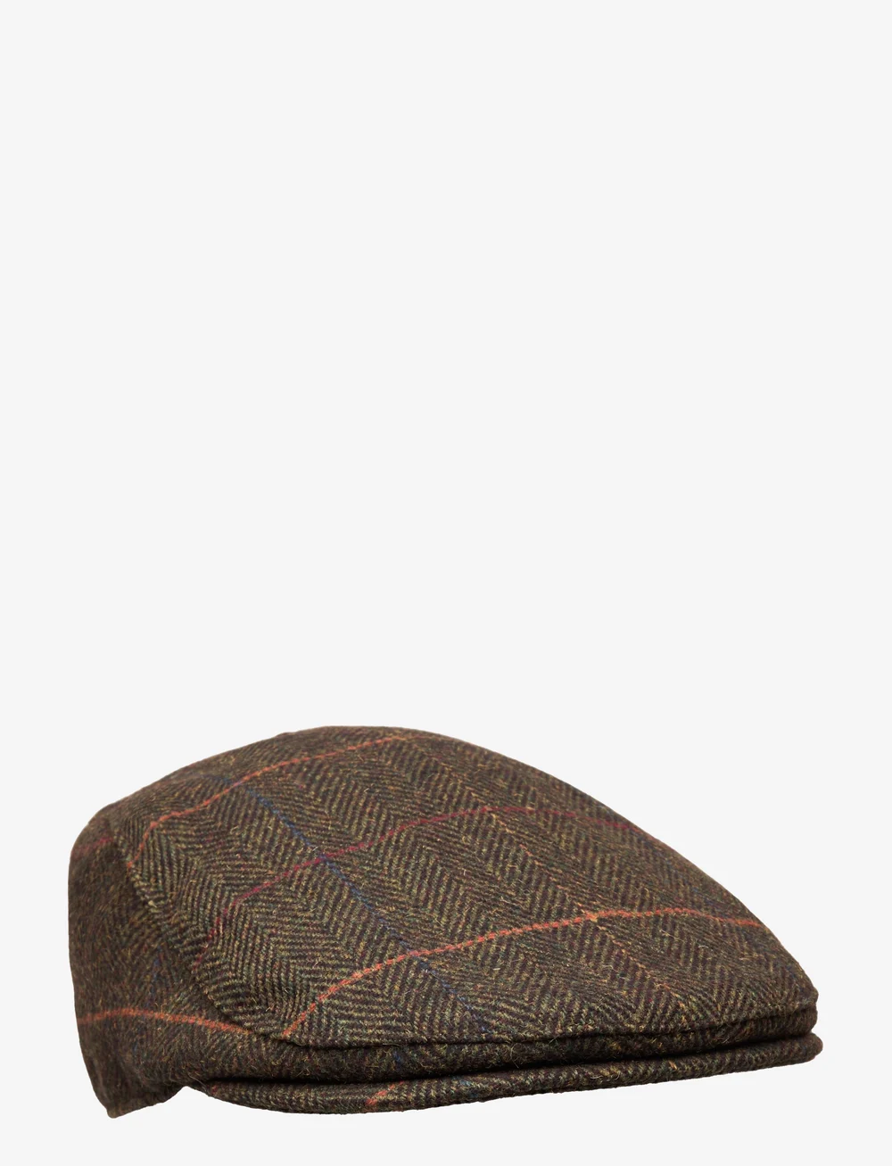Barbour - Barbour Cheviot Flat Cap - flat cap - olive herringbone - 0