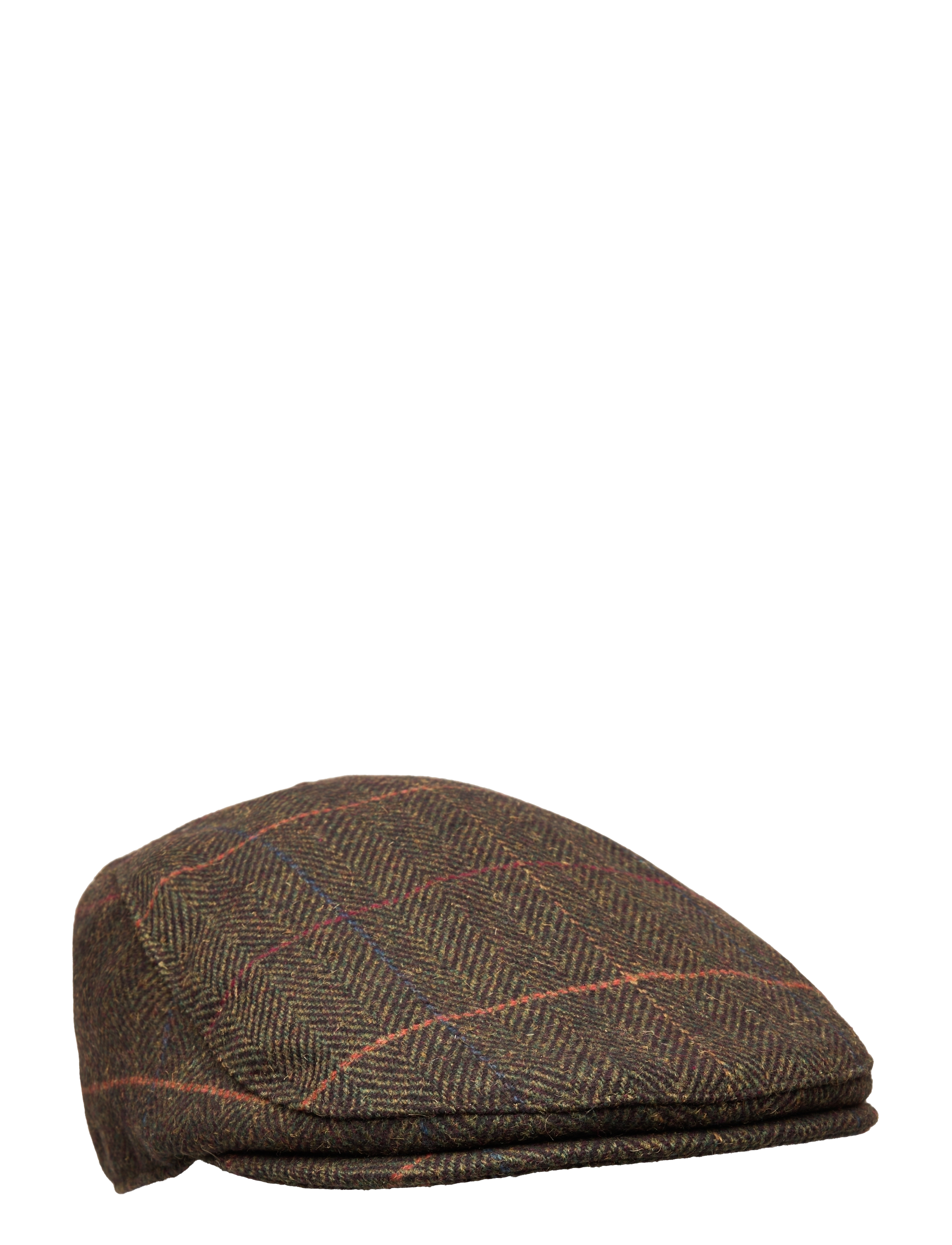 Barbour Barbour Cheviot Flat Cap - Accessoarer - OLIVE HERRINGBONE / khaki/green