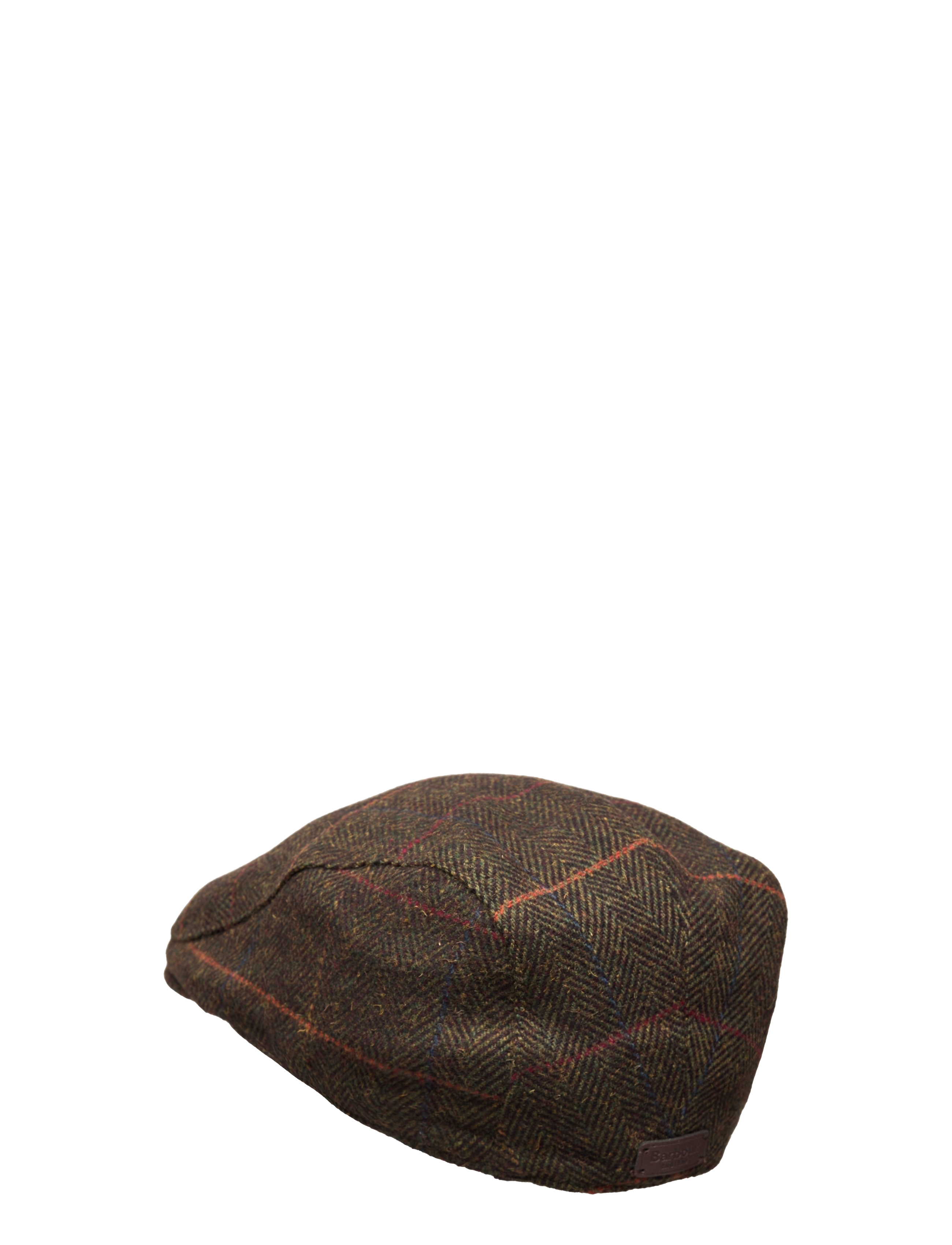 Barbour - Barbour Cheviot Flat Cap - olive herringbone - 1