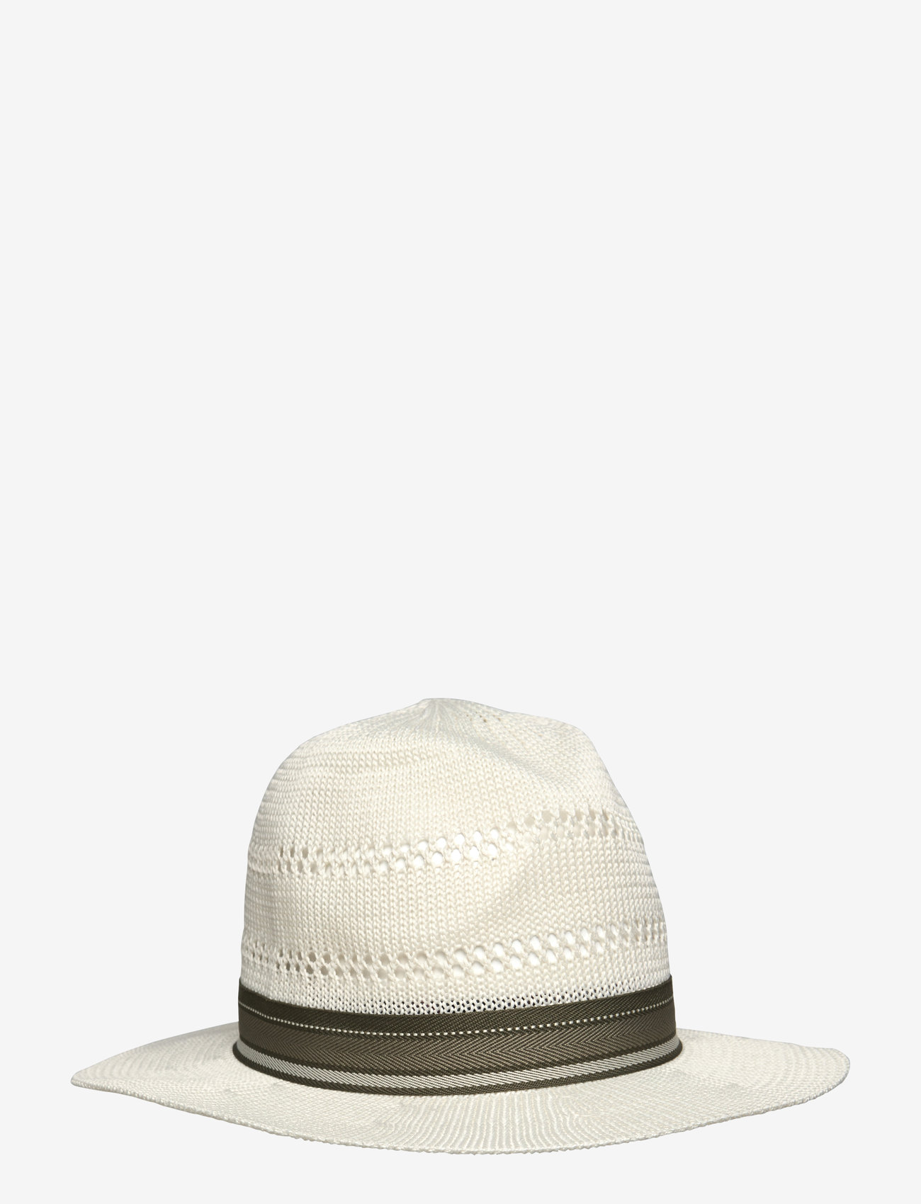 Barbour - Barbour Whitfield Fedora Hat - mütsid - antique white - 0