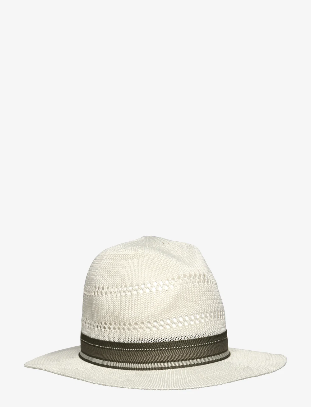 Barbour - Barbour Whitfield Fedora Hat - hoeden - antique white - 0