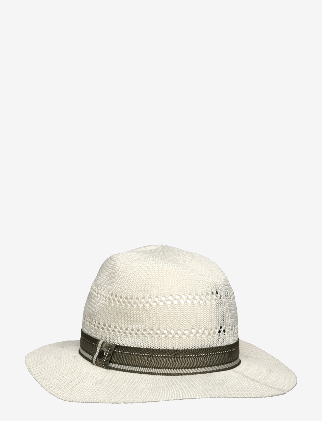 Barbour - Barbour Whitfield Fedora Hat - mütsid - antique white - 1