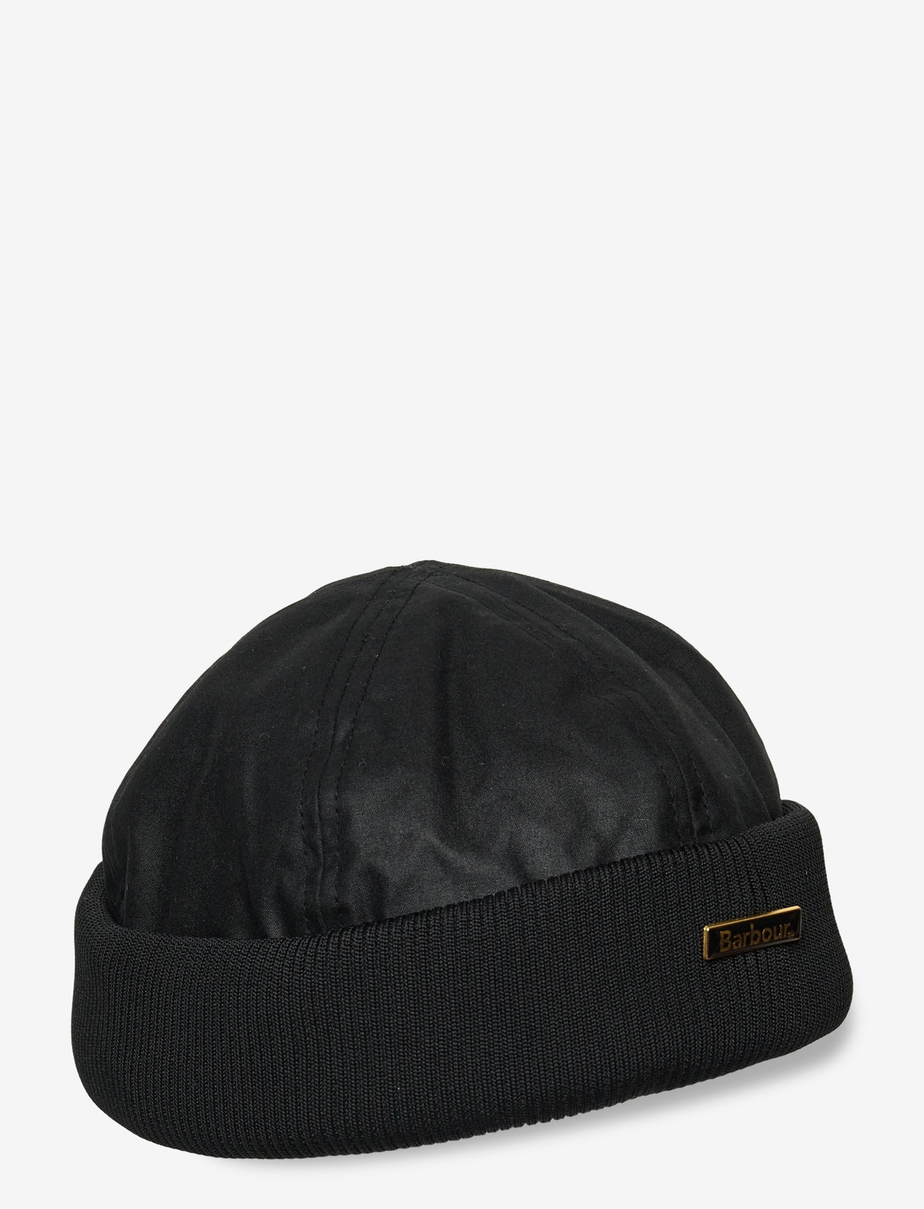 Barbour - Barbour Oakmoor Wax Docker Hat - mössor & kepsar - black - 0