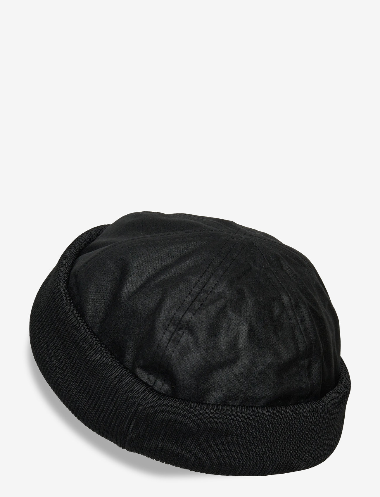 Barbour - Barbour Oakmoor Wax Docker Hat - mössor & kepsar - black - 1